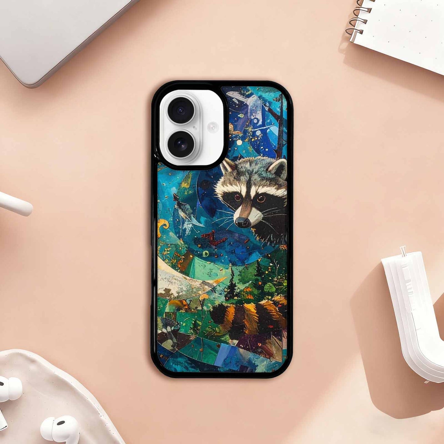 iPhone 17 Case — Raccoon Bandit Raccoon Bandit Original Art, Personalized Phone Case