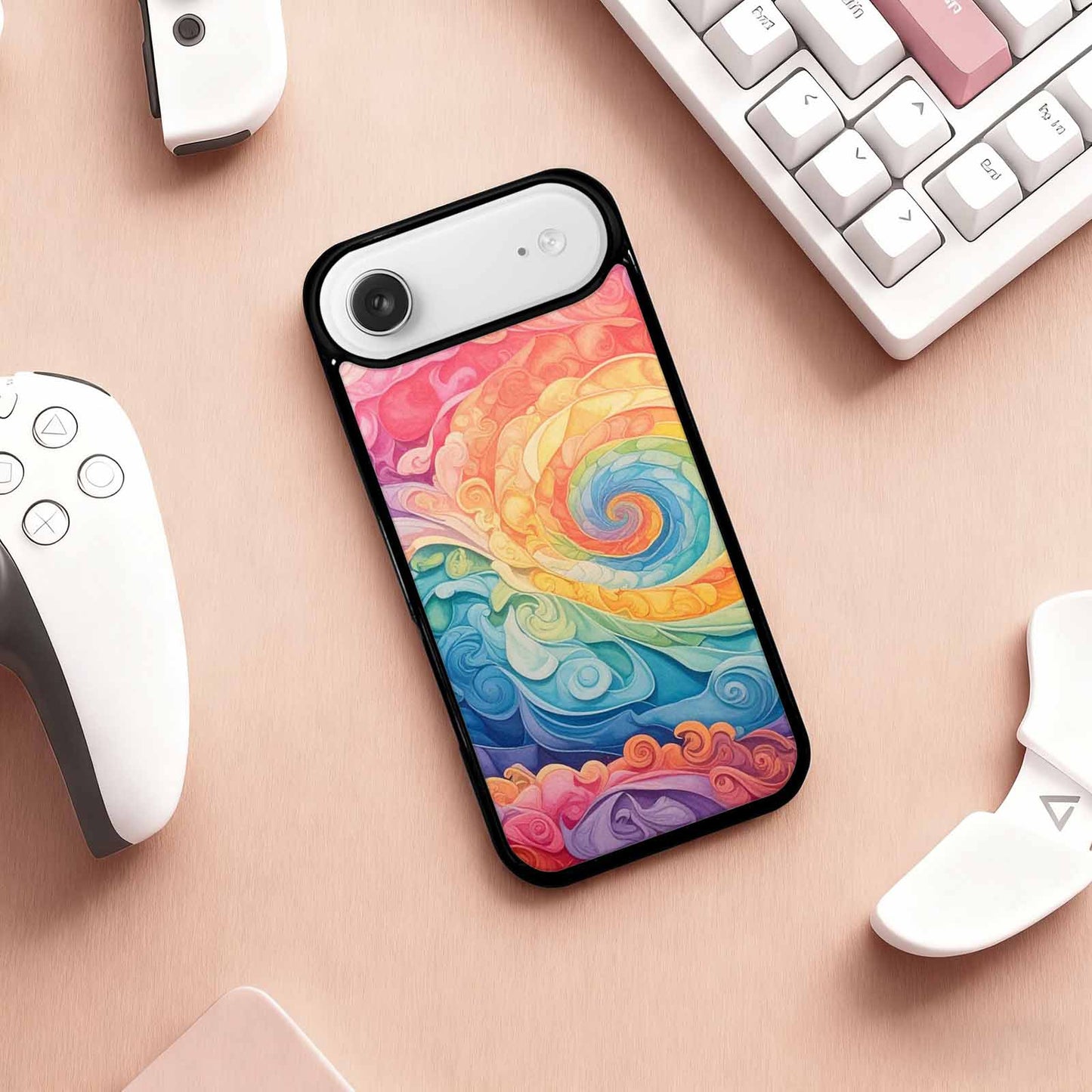 iPhone 17 Air Case — Tie Dye Swirls Tie Dye Tie, Custom Print Case Cover