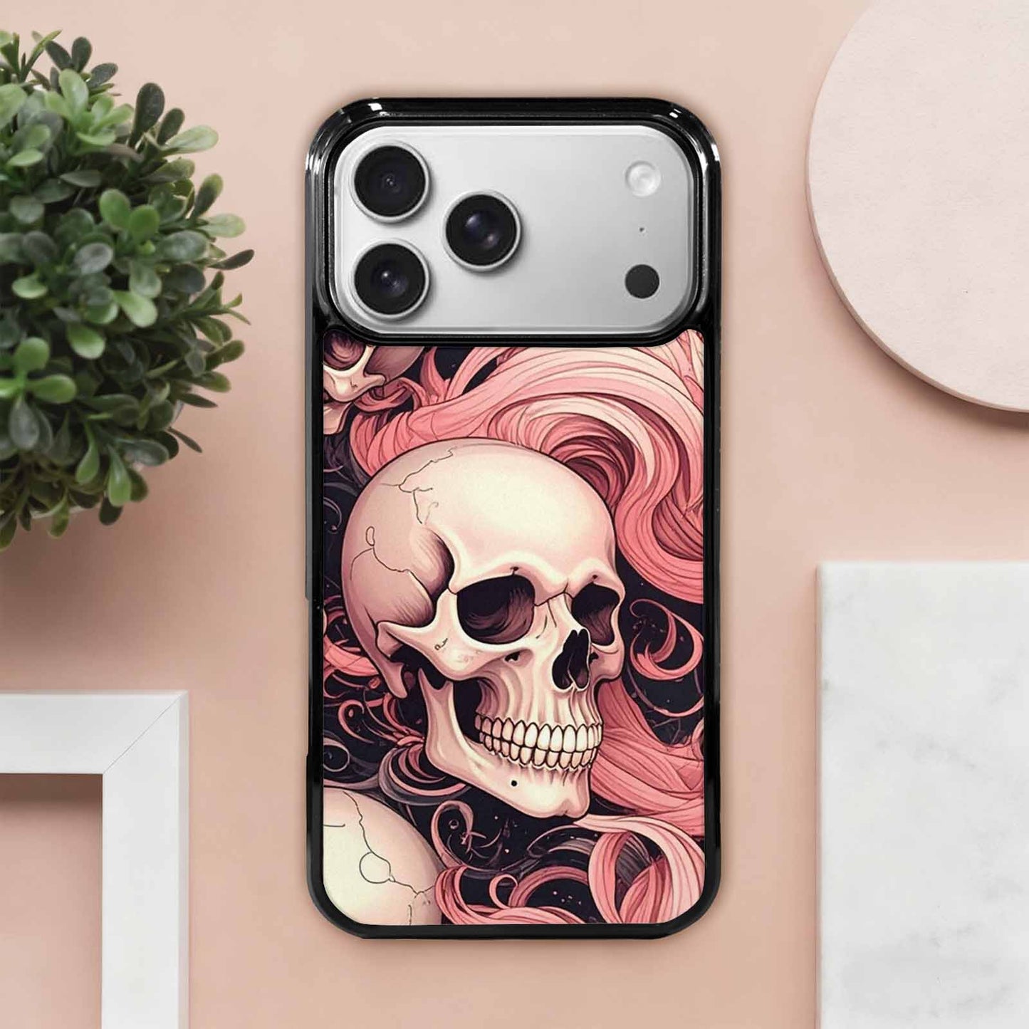 iPhone 17 Pro Max Case — Skull Dark Art Gothic Print Gothic, Unique Phone Case Design