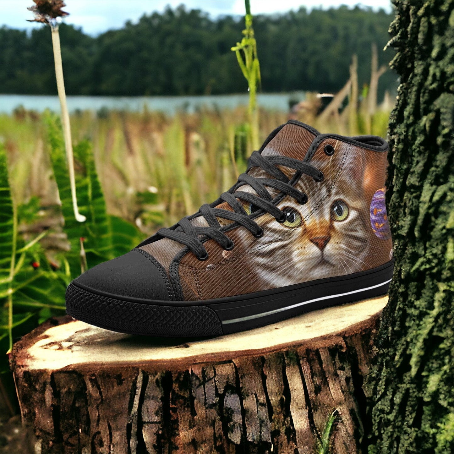 Jellyfish Crimson Black Artistic Bold Art - Freaky Shoes | Custom Art Sneakers