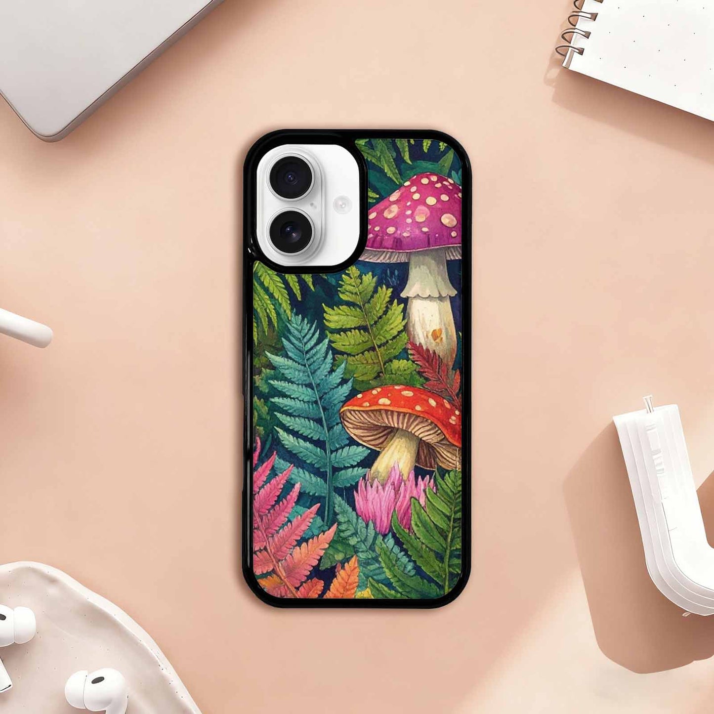 iPhone 17 Case — Mushrooms Botanicalmushrooms P Opk Floral, Original Design Phone Case