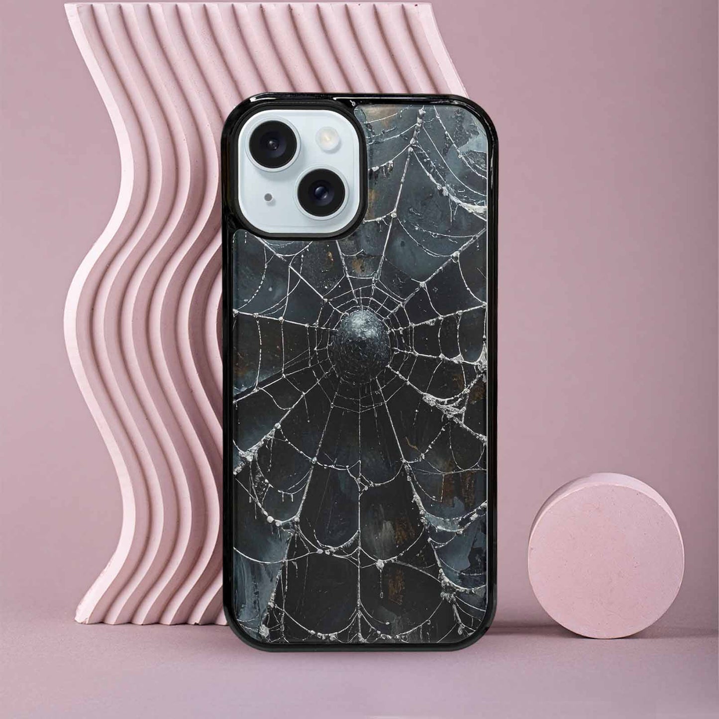 iPhone 15 Case — Spider Web Gothic Spider Web Gothic, Custom Print Case Cover
