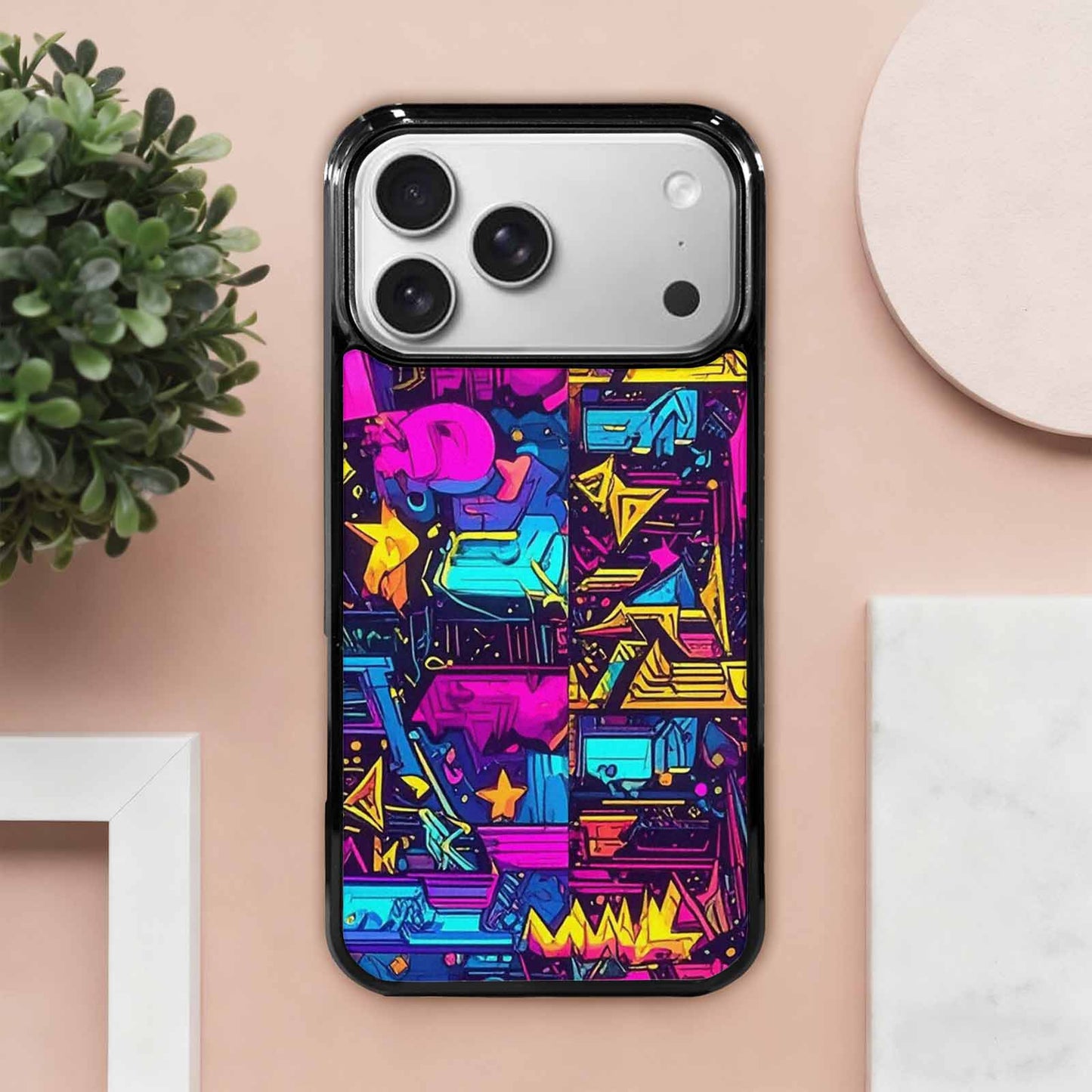 iPhone 17 Pro Max Case — Retro Motif Retro Motifs Retro Vintage, Custom Phone Case