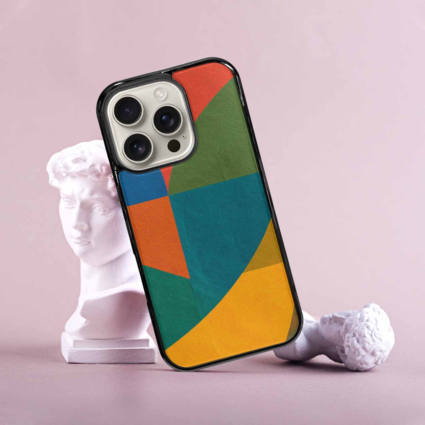 iPhone 16 Pro Case — 1990s Memphis Art Pattern, Custom Print Case Cover