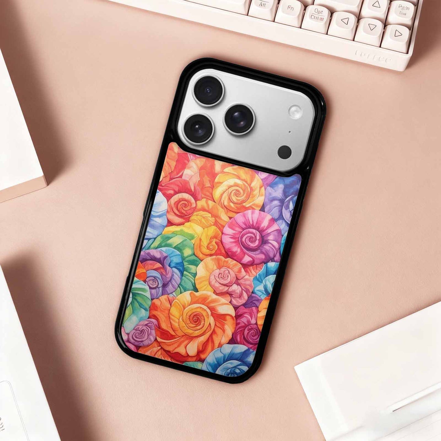 iPhone 17 Pro Case — Tie Dye Swirls Tie Dye Tie, Custom Art Phone Cover