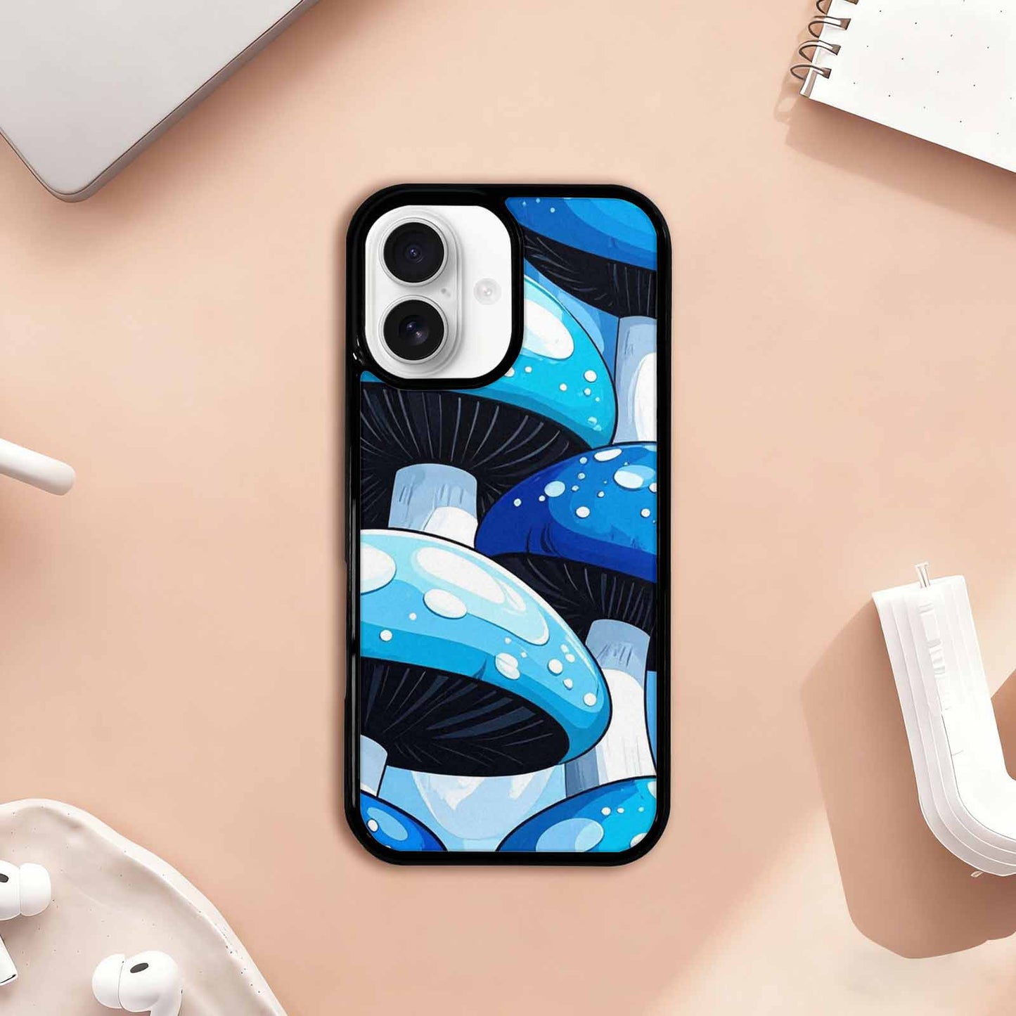 iPhone 17 Case — Vivid Winter Mushroom Cartoon Cute, Custom Made Phone Cover