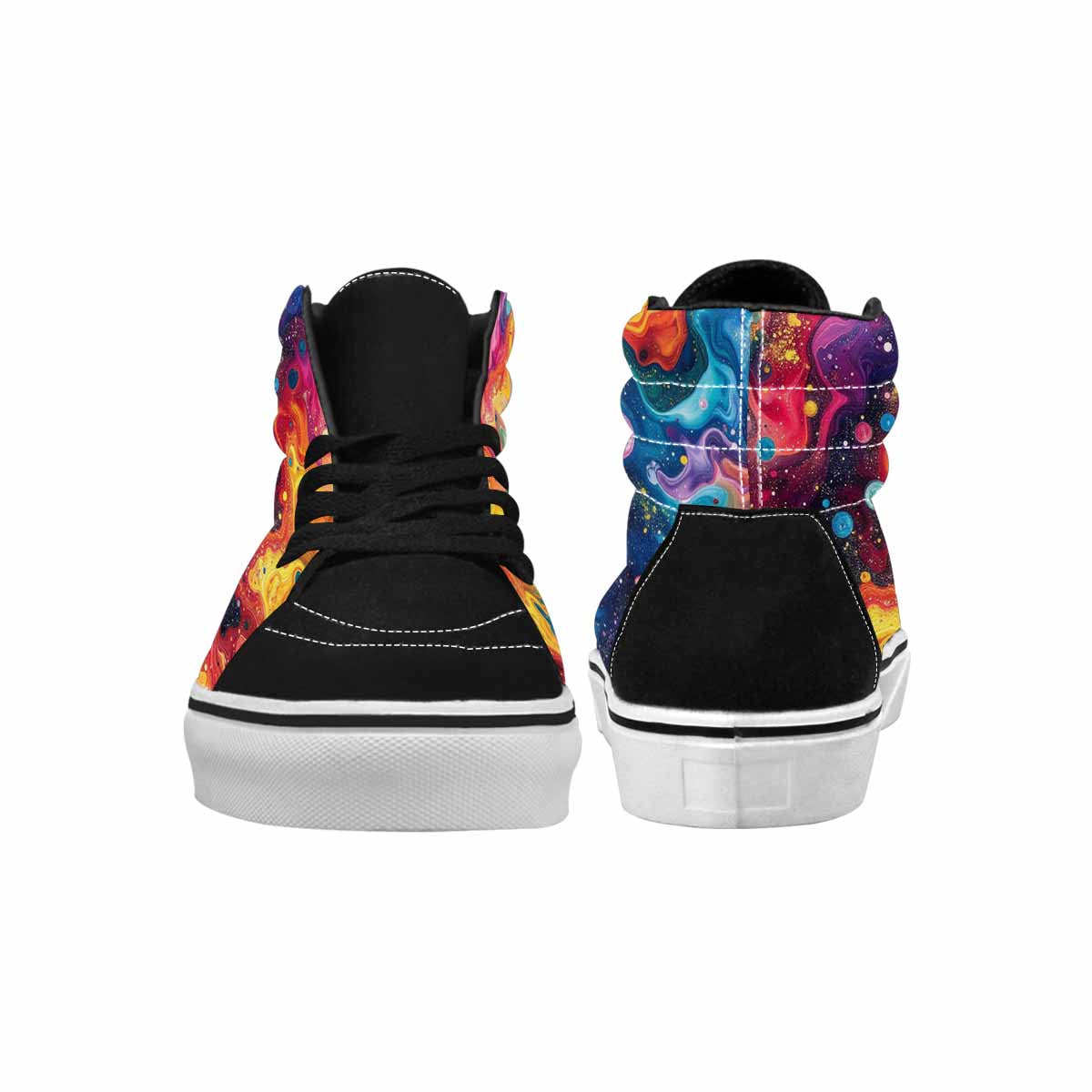 MEN'S Galaxy Art - High Top Canvas Dreamcore Shoes