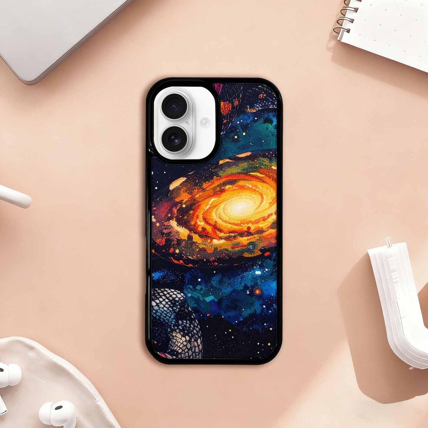 iPhone 17 Case — Snake Print Galaxy Seamless Animal Print, Custom Made Phone Cover