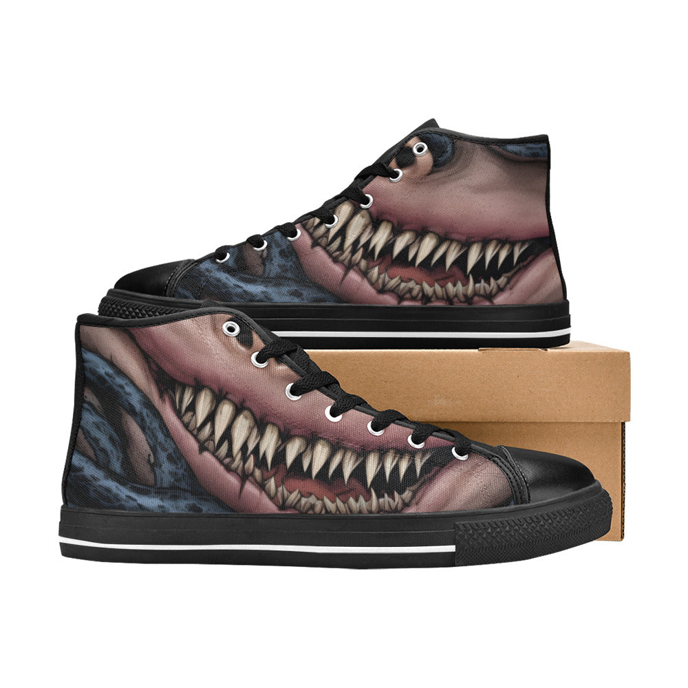 WOMEN'S Cc Demon Art Long High Top Canvas Dreamcore Shoes