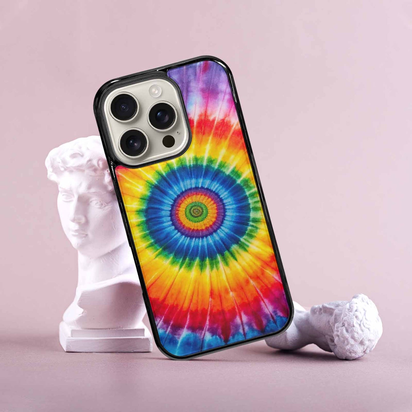iPhone 16 Pro Case — A1 Fly Rainbow Spiral Tie Dye, Custom Designed Case Cover
