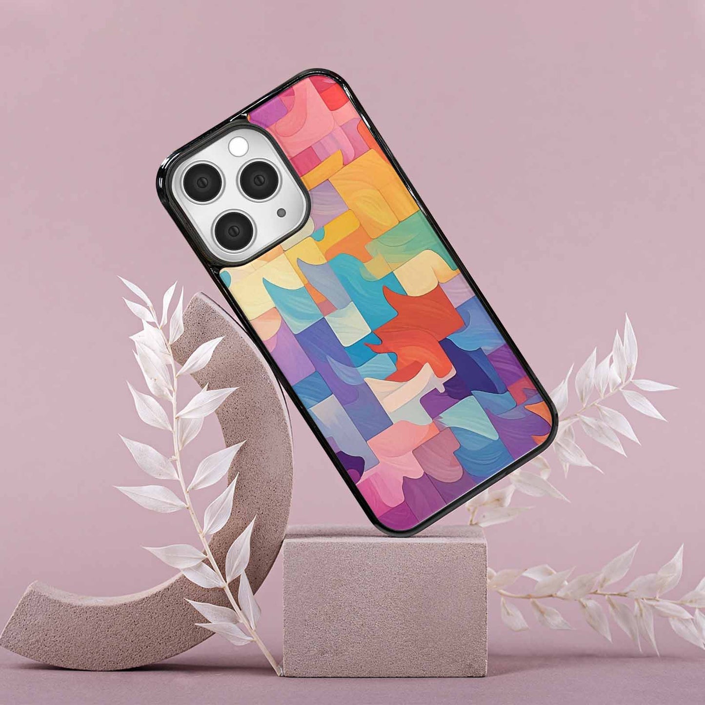 iPhone 15 Pro Max Case — Color Gradient Fade Pattern Hundreds Of, Custom Designed Case Cover
