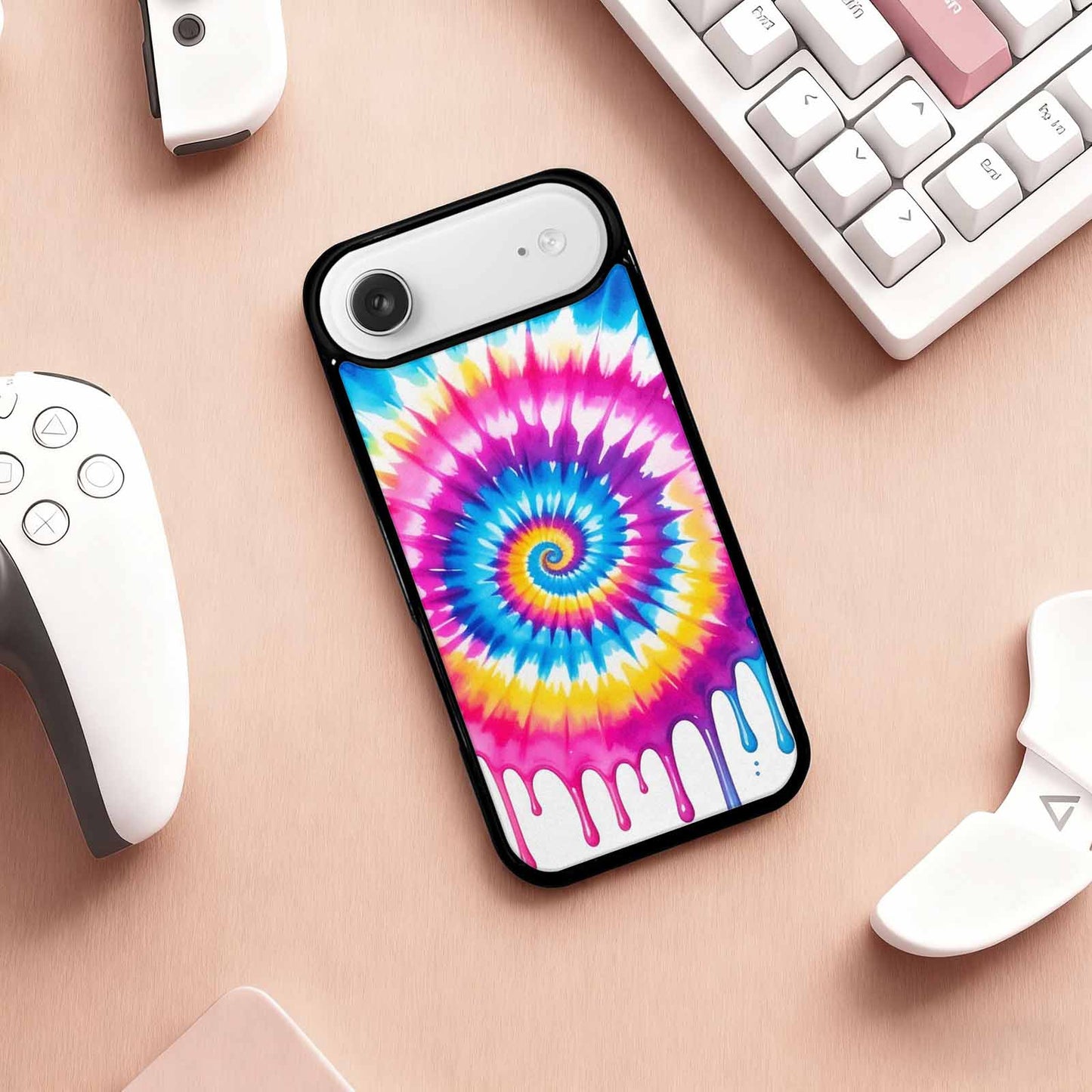iPhone 17 Air Case — Tie Dye Drip Tie Dye, Custom Printed Phone Case