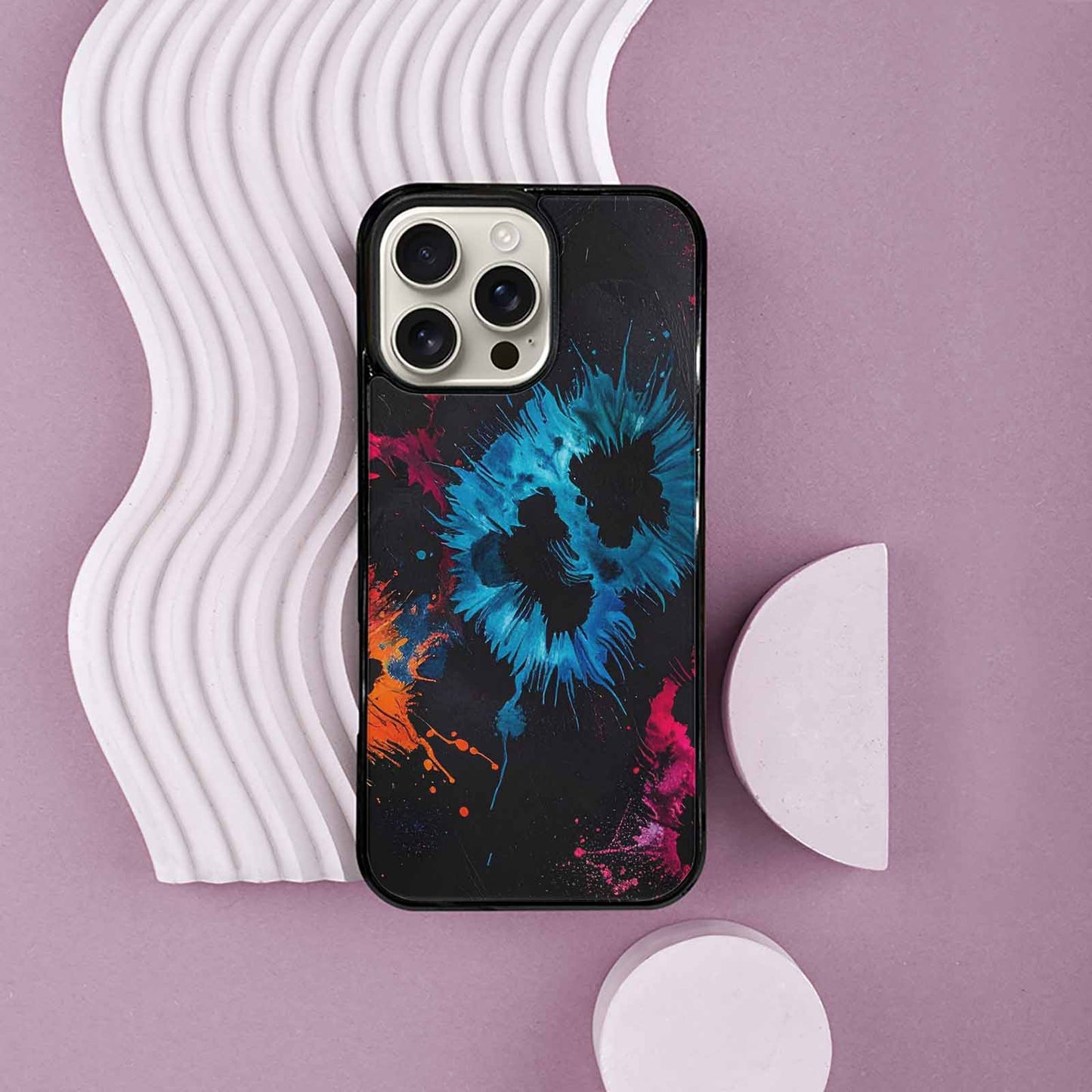 iPhone 16 Pro Max Case — Dark Animal Print, Custom Designed Case Cover