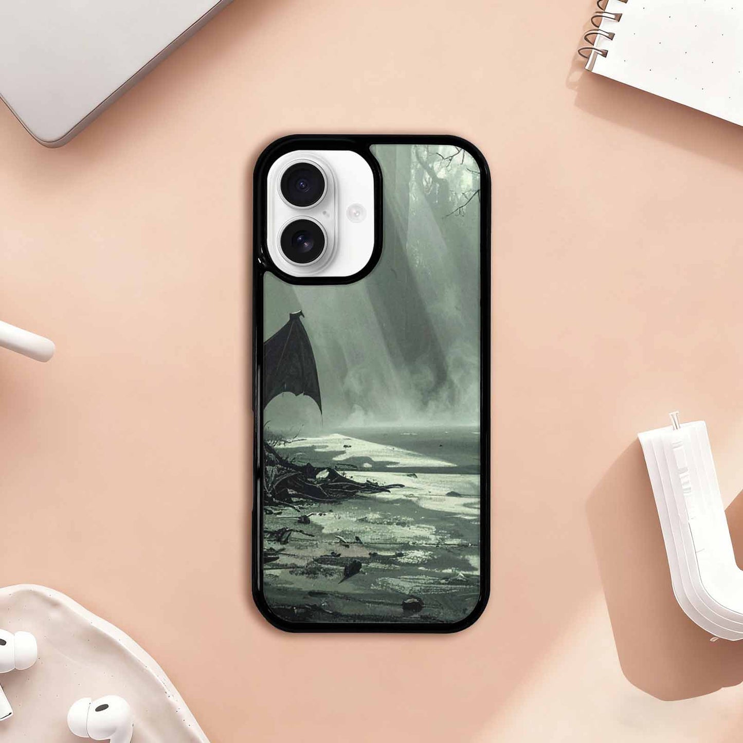iPhone 17 Case — Skull Dark Art Gothic Print Gothic, Unique Phone Case Design