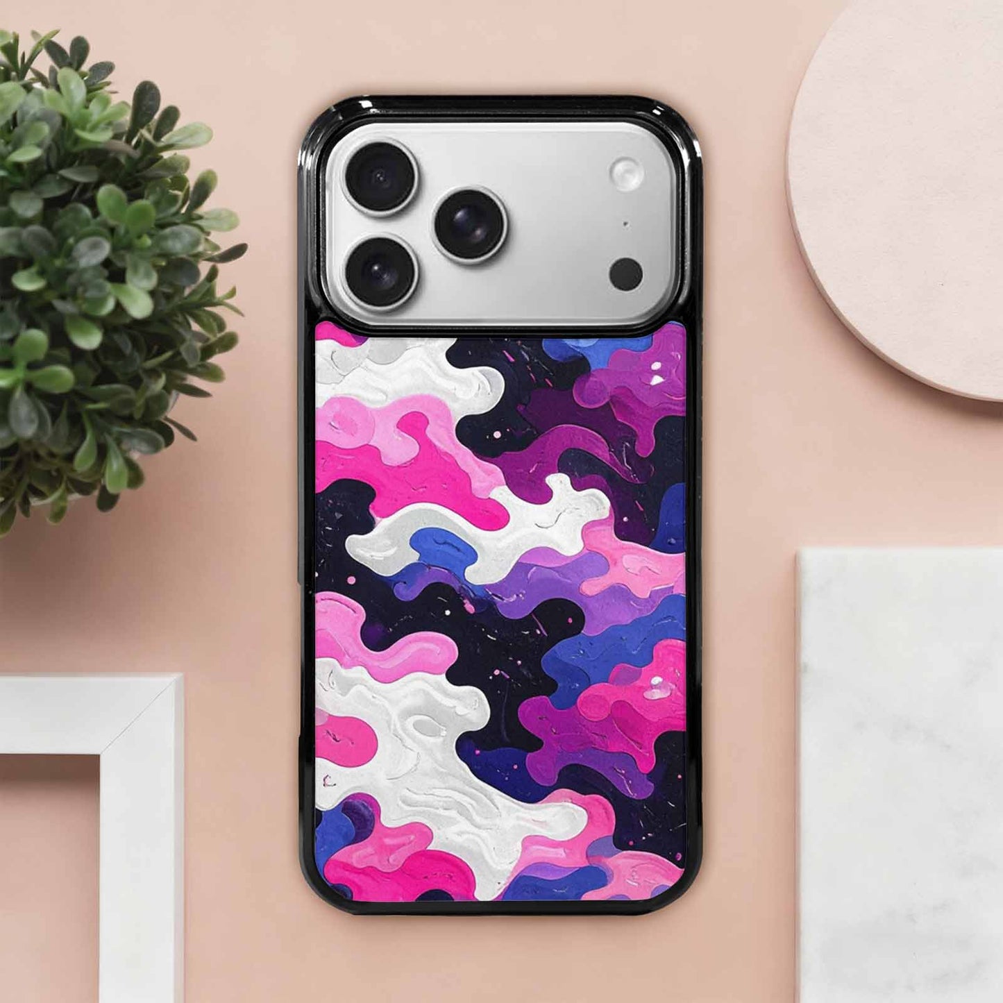 iPhone 17 Pro Max Case — Vivid Camo Genderfluid Camo, Custom Made Phone Cover