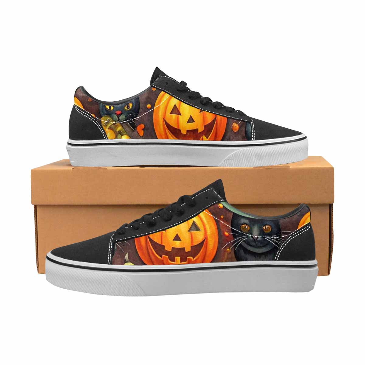 WOMEN'S Halloween Canvas Lace-Up Y2K Custom Sneakers