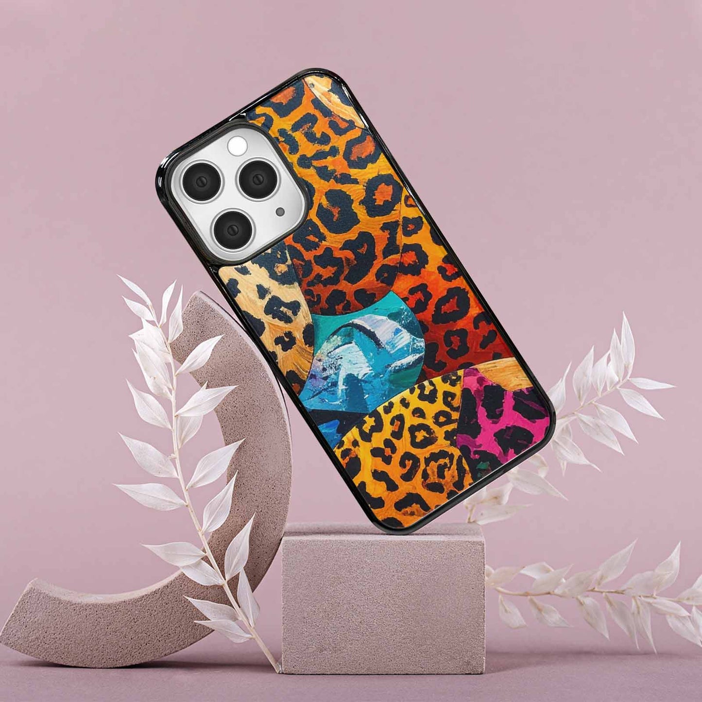 iPhone 15 Pro Max Case — Full Color Vibrant Animal Print Animal, Custom Phone Case