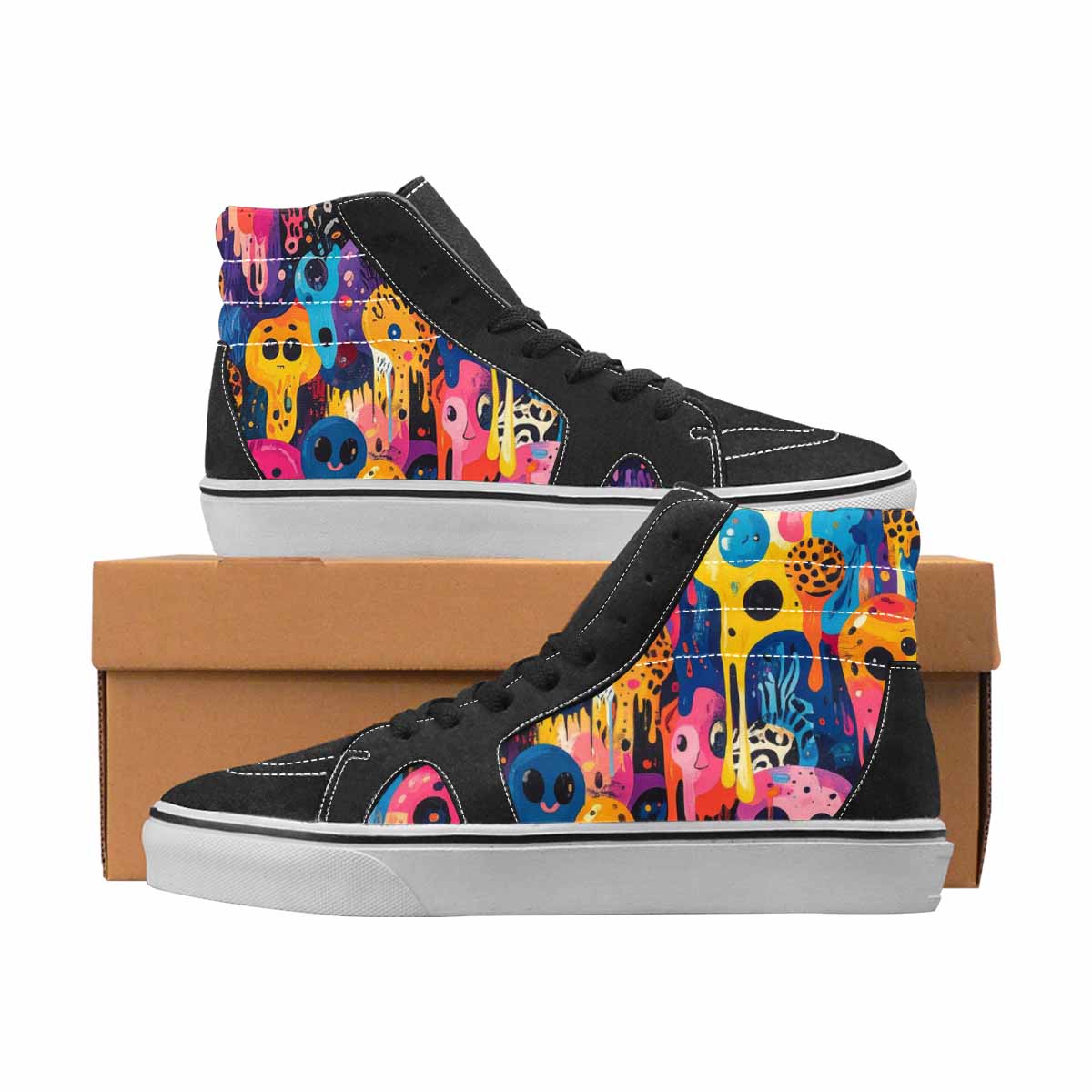 Melting Alien Art Shoes 2 | Women's | Freaky Shoes®