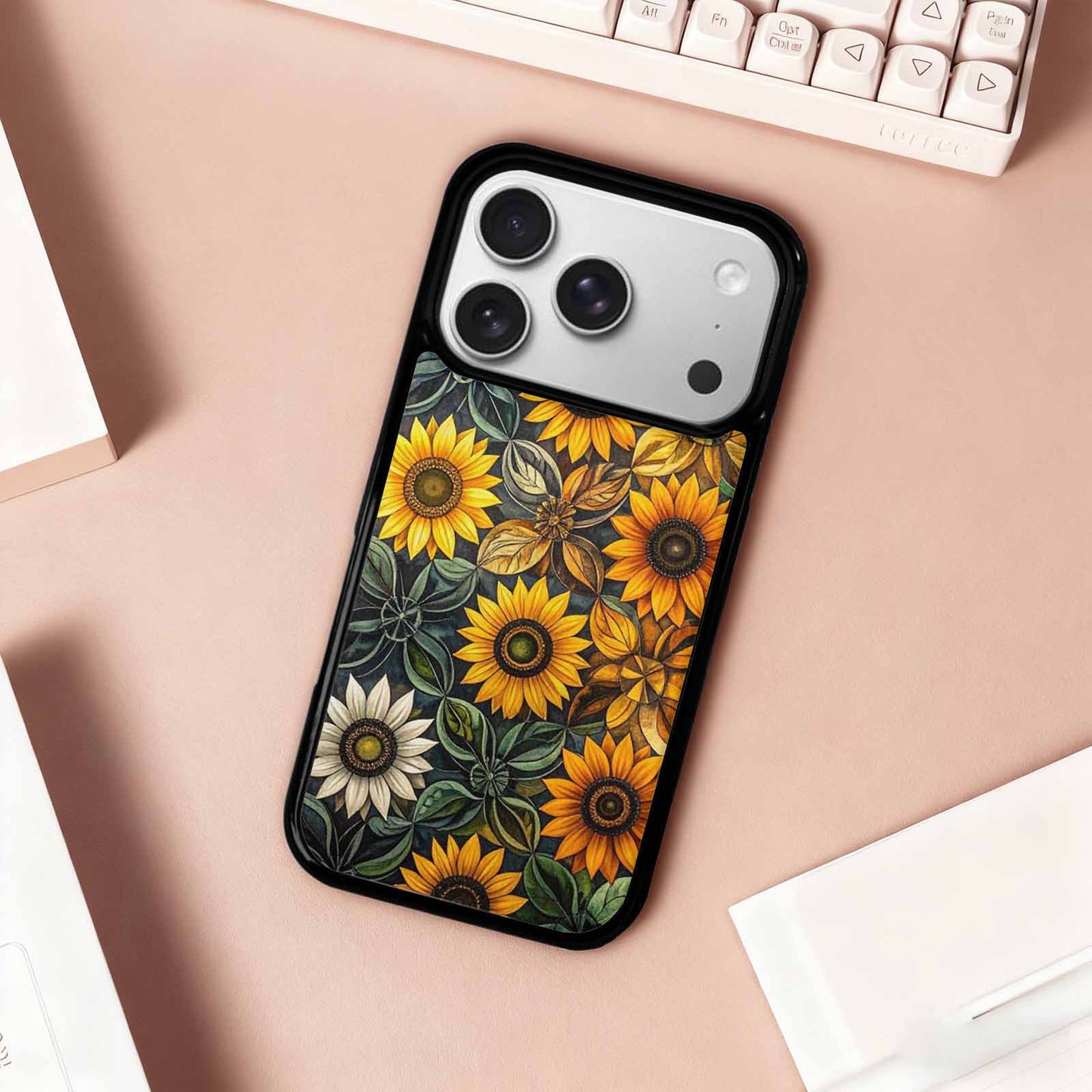 iPhone 17 Pro Case — Blend Melt Them Together Small Floral, Unique Phone Case Design