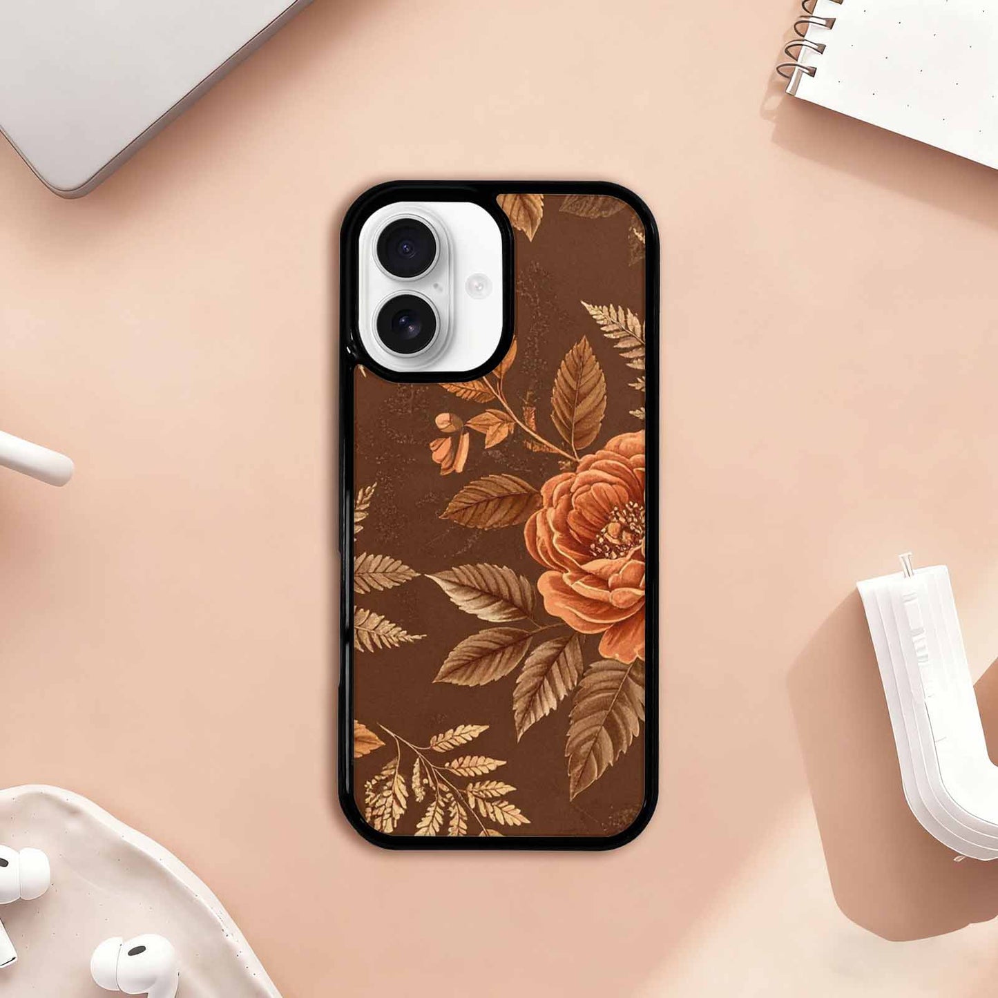 iPhone 17 Case — Vintage Botanical Art Pattern Floral, Custom Phone Case