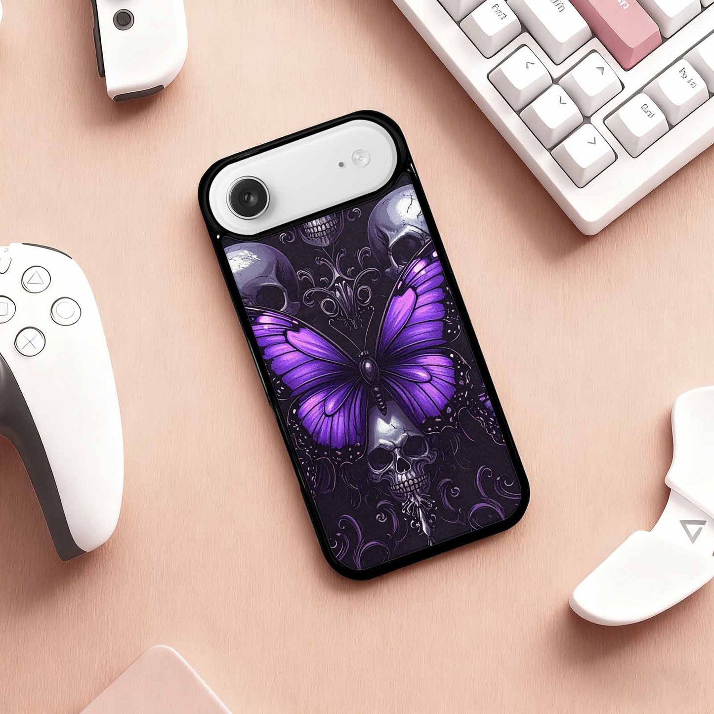iPhone 17 Air Case — Skull Dark Art Gothic Print Gothic, Custom Art Phone Cover