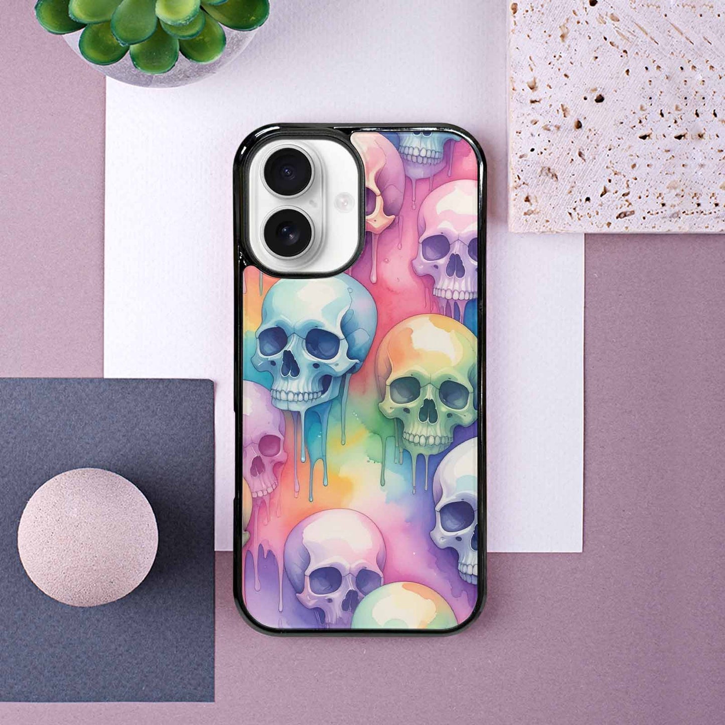 iPhone 16 Case — Hundreds Of Seamless Repeating Pattern Of, Custom Print Case Cover