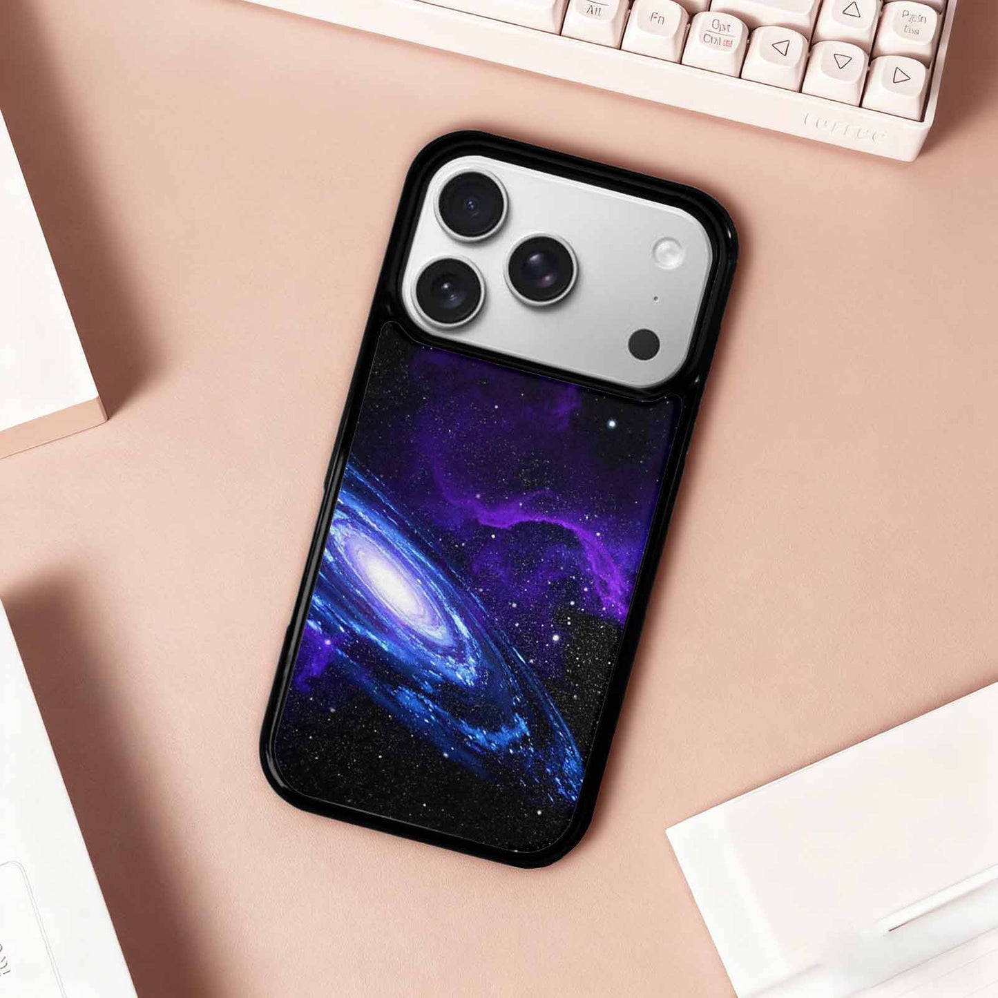 iPhone 17 Pro Case — Final Galaxy Image Galaxy Space, Custom Art Phone Cover