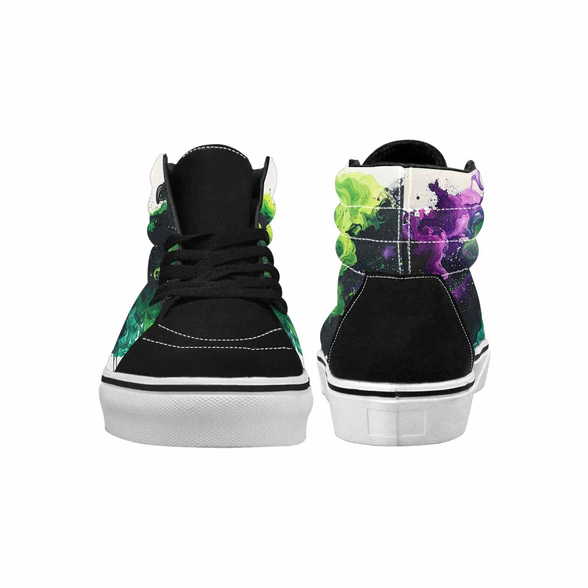 MEN'S Galaxy Nebula High Top Canvas Dark Academia Custom Sneakers