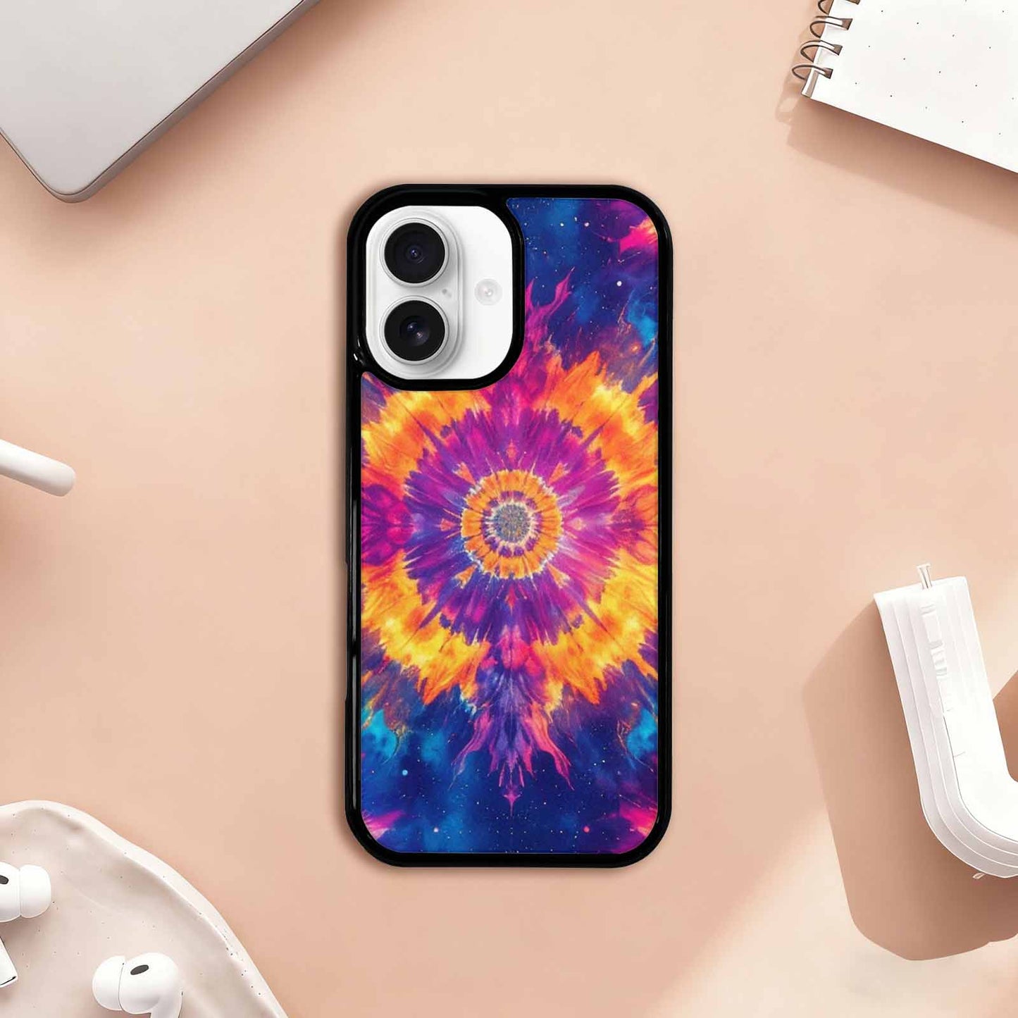 iPhone 17 Case — Tie Dye Galaxy Art Tie Dye, Custom Print Case Cover