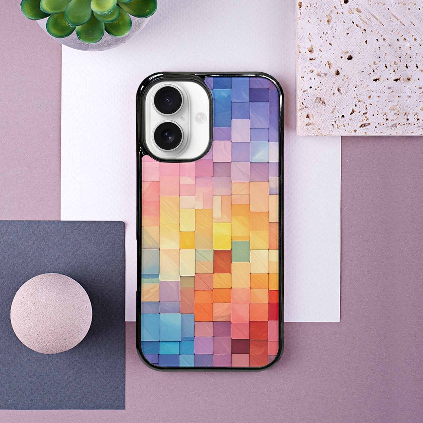 iPhone 16 Case — Color Gradient Fade Pattern Hundreds Of, Unique Phone Case Design