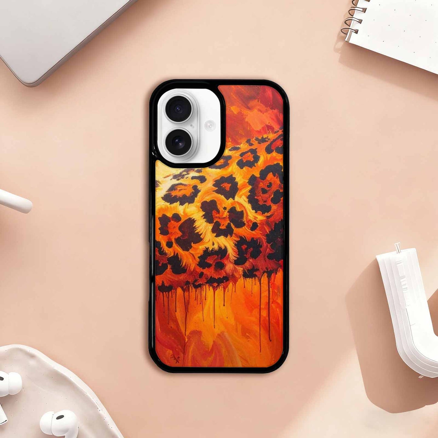 iPhone 17 Case — Seamless Repeating Pattern Of Animal Print, Custom Phone Case