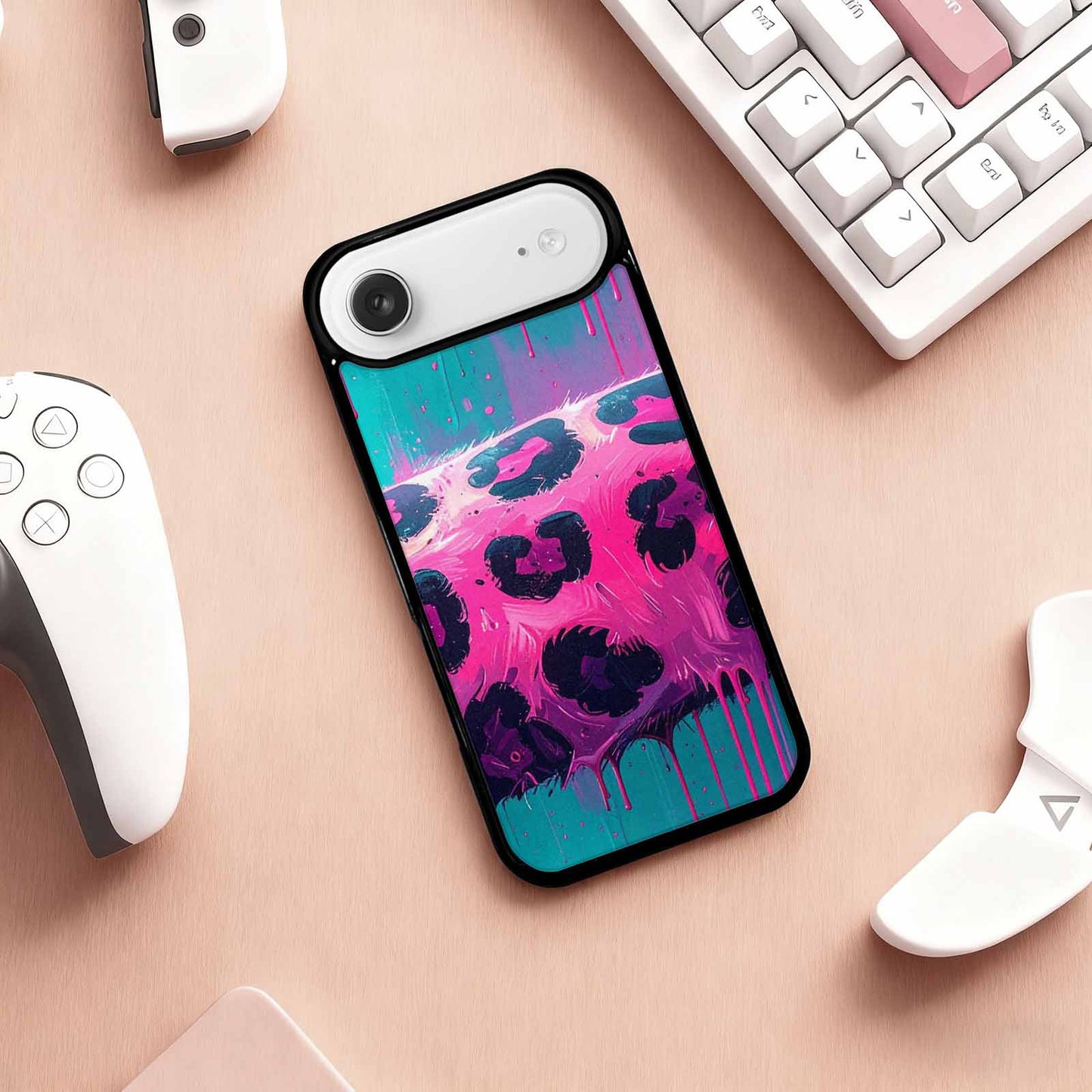iPhone 17 Air Case — Seamless Tileable Pattern Of Overlapping Animal, Custom Print Case Cover