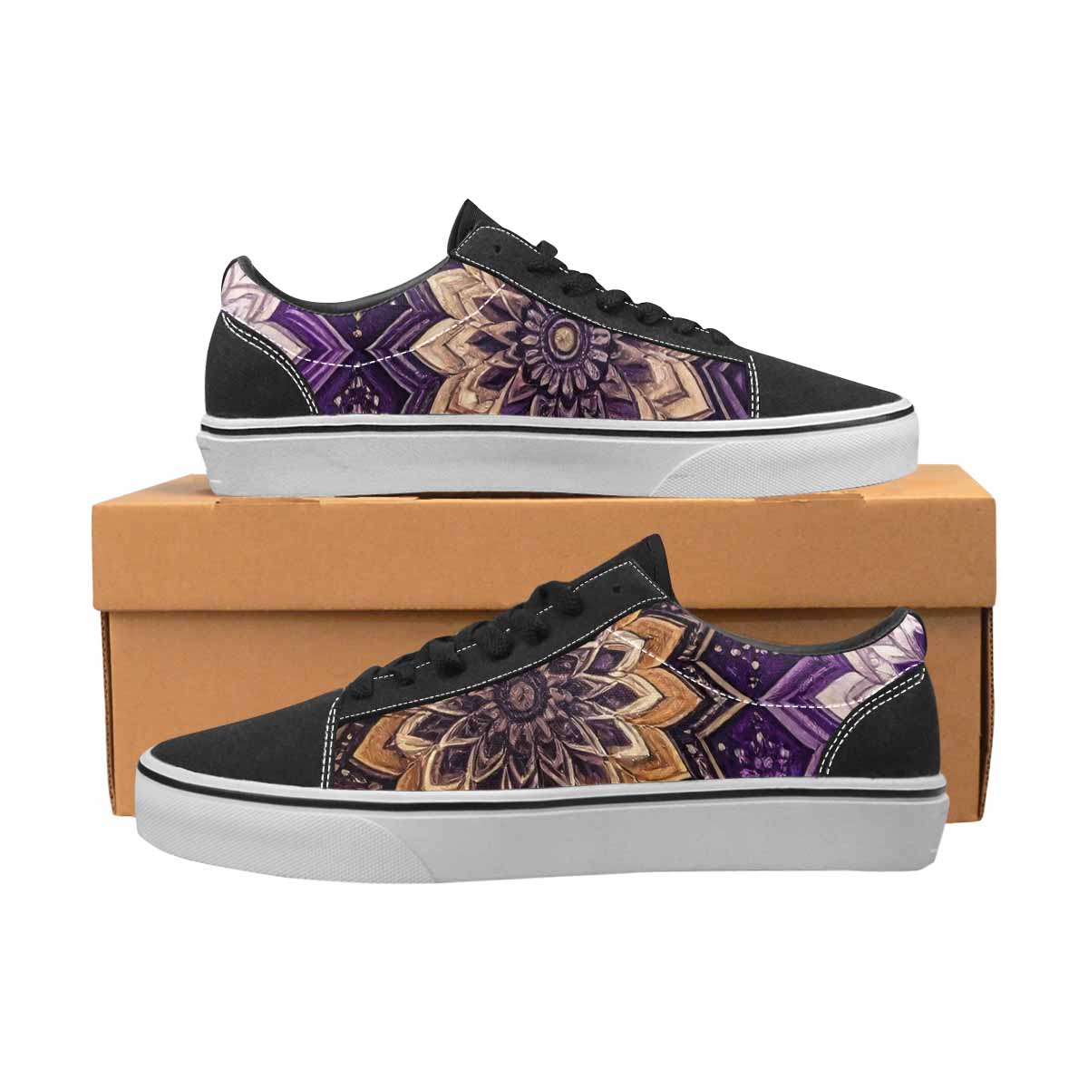WOMEN'S Mandala Canvas Lace-Up Vivid Shoes