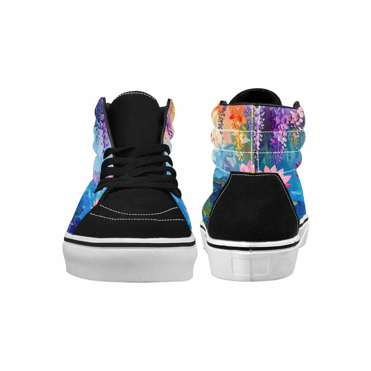 MEN'S Full Color Vibrant Monet High Top Canvas Dreamcore Shoes