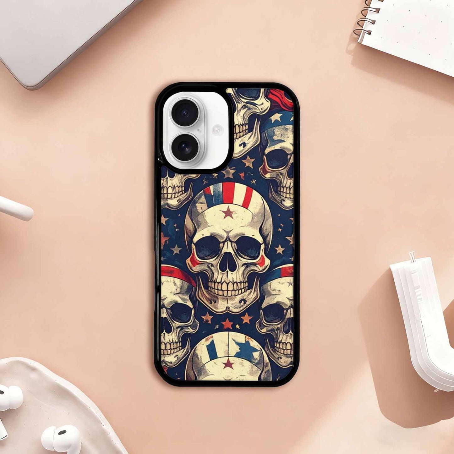 iPhone 17 Case — Skull Dark Art Gothic Print Gothic, Original Design Phone Case