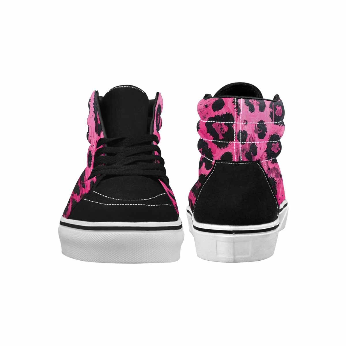 MEN'S Animal Print High Top Canvas Surreal Custom Shoes