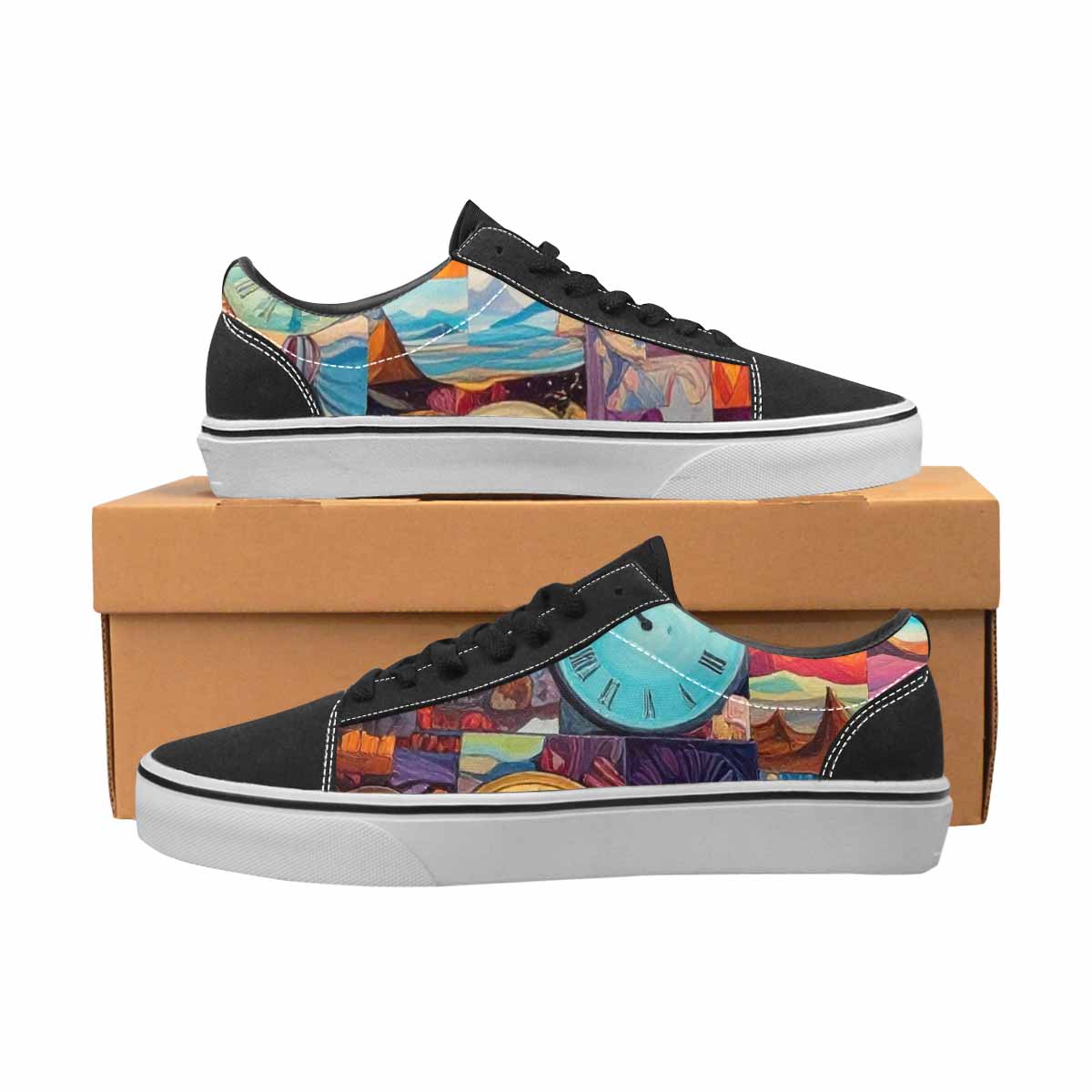 WOMEN'S Surreal Dream Fragment Lace-Up Canvas Surreal Shoes