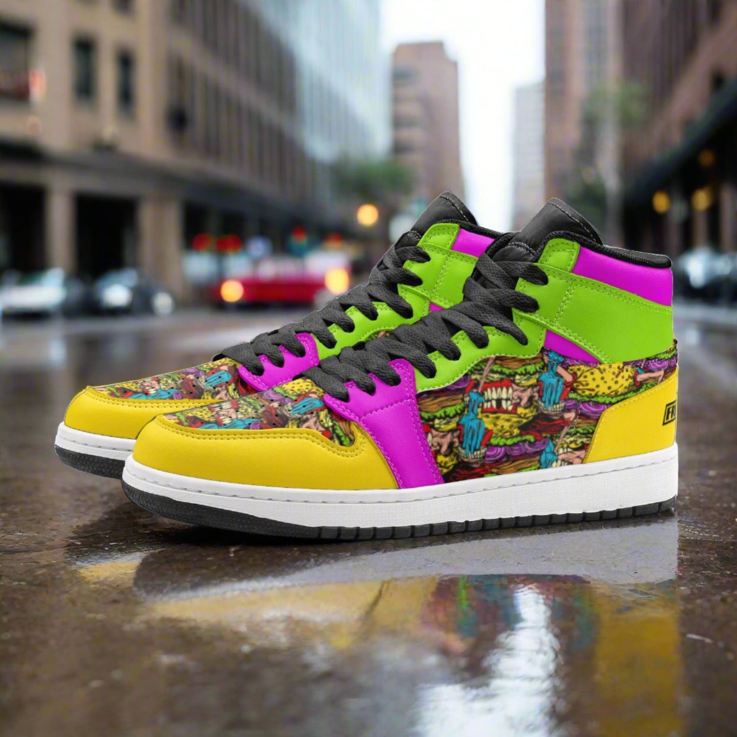 Indian Mandala Circular Bold Gold Jewel Bold Art - Freaky Shoes