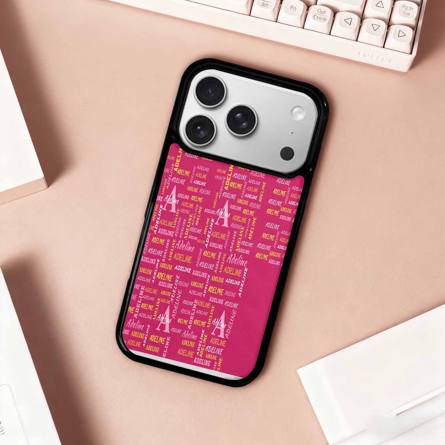 iPhone 17 Pro Case — Fuchsia, Custom Made Phone Cover