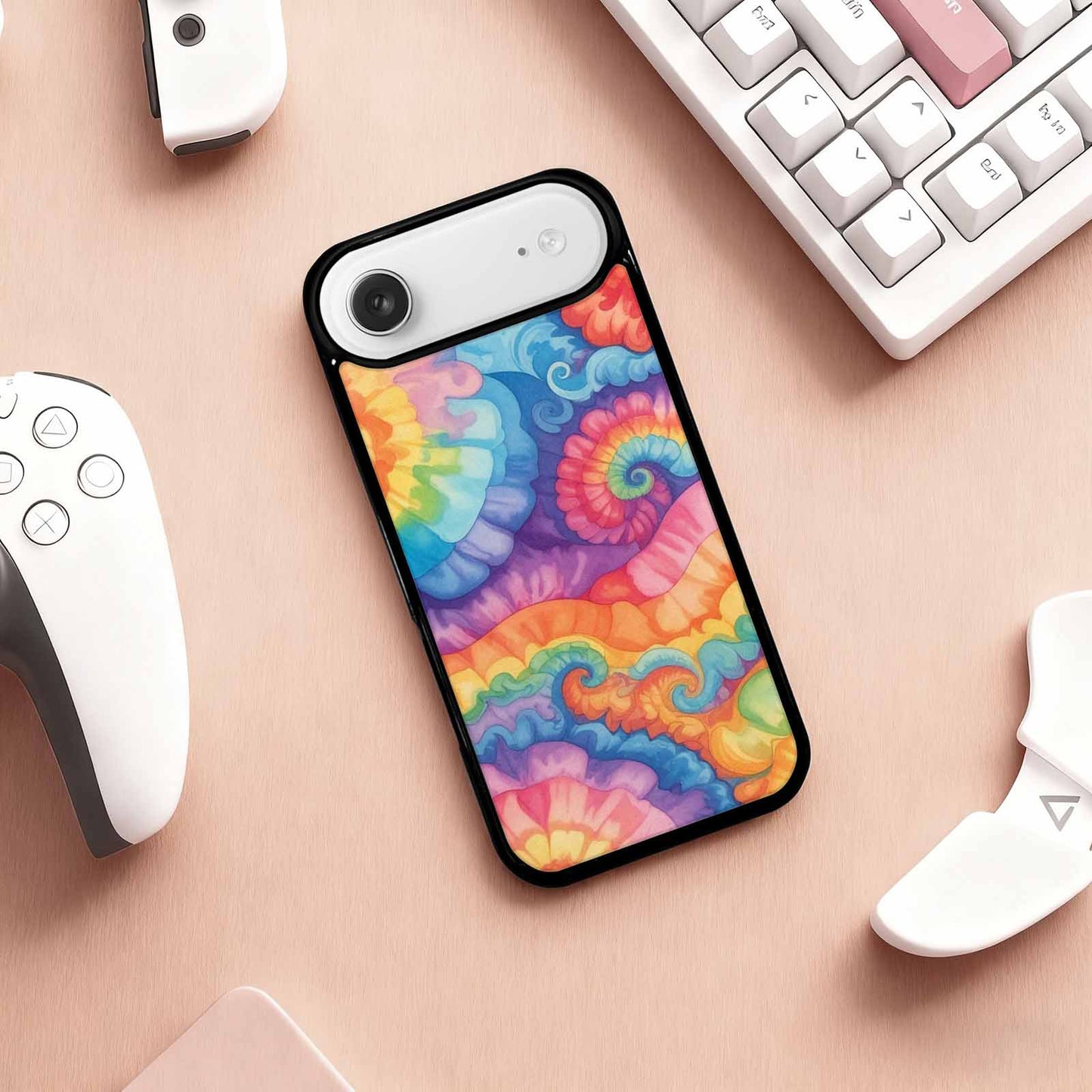 iPhone 17 Air Case — Tie Dye Swirls Tie Dye Tie, Custom Phone Case