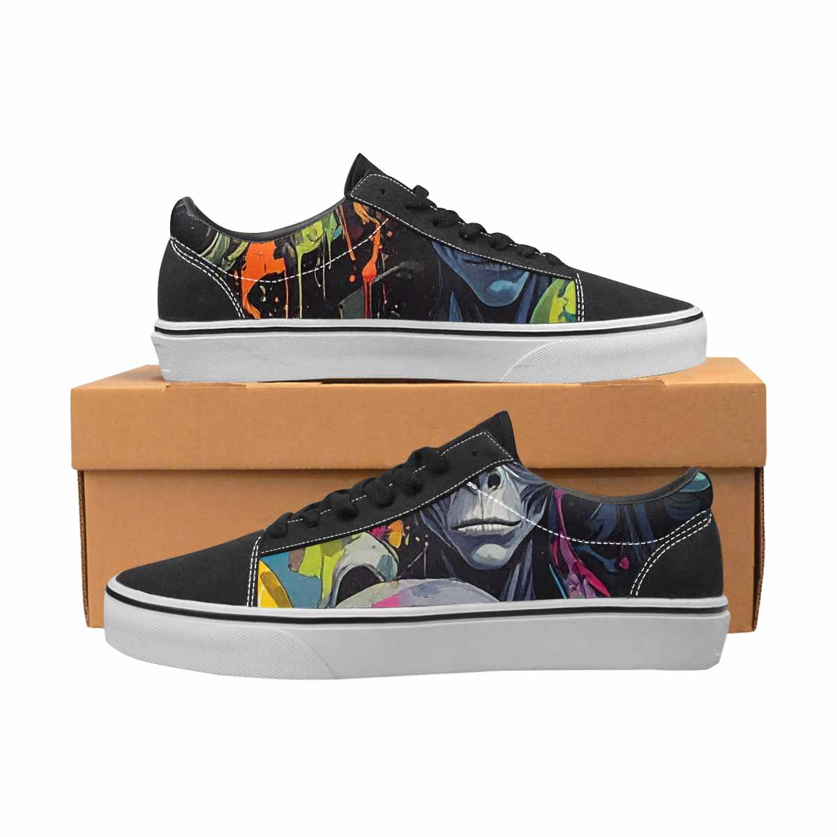 WOMEN'S Aliens × Camo Aliens Lace-Up Canvas Y2K Shoes