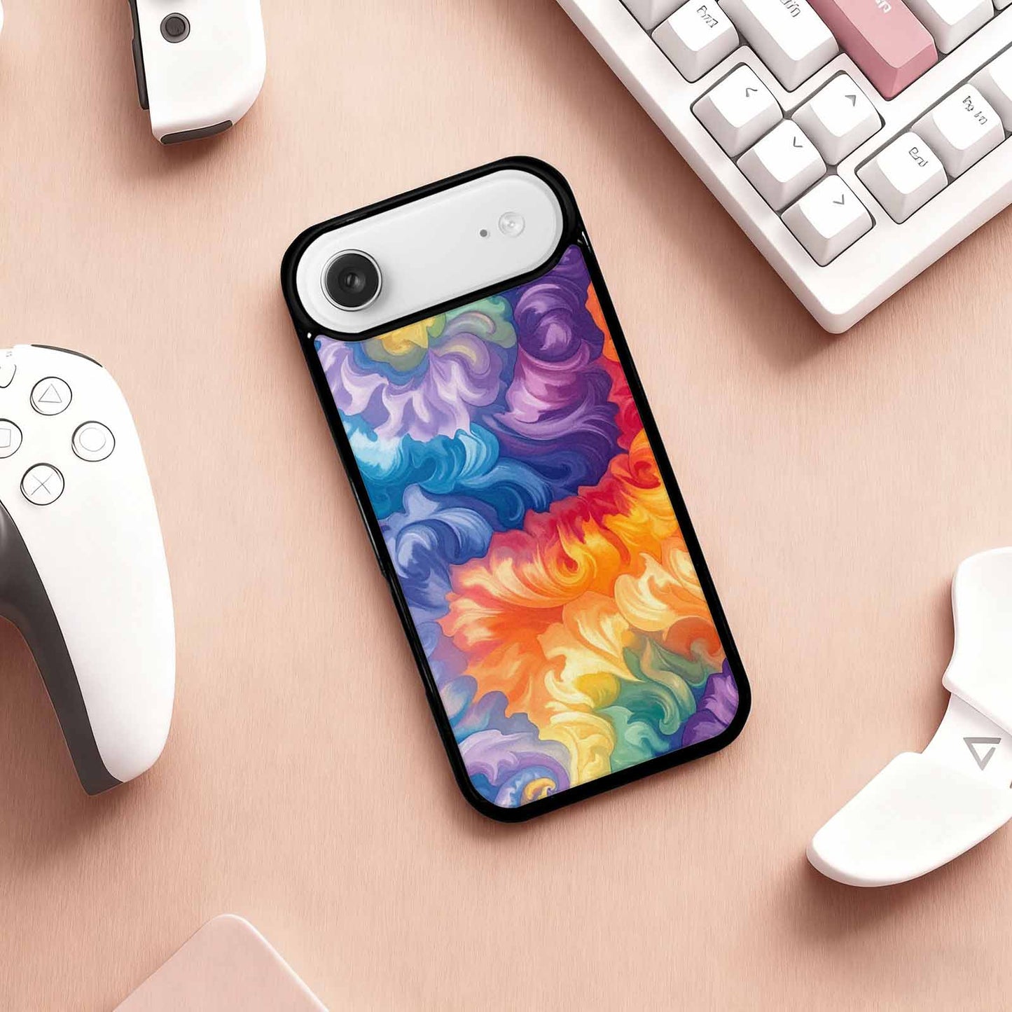 iPhone 17 Air Case — Tie Dye Swirls Tie Dye Tie, Customized Protective Case