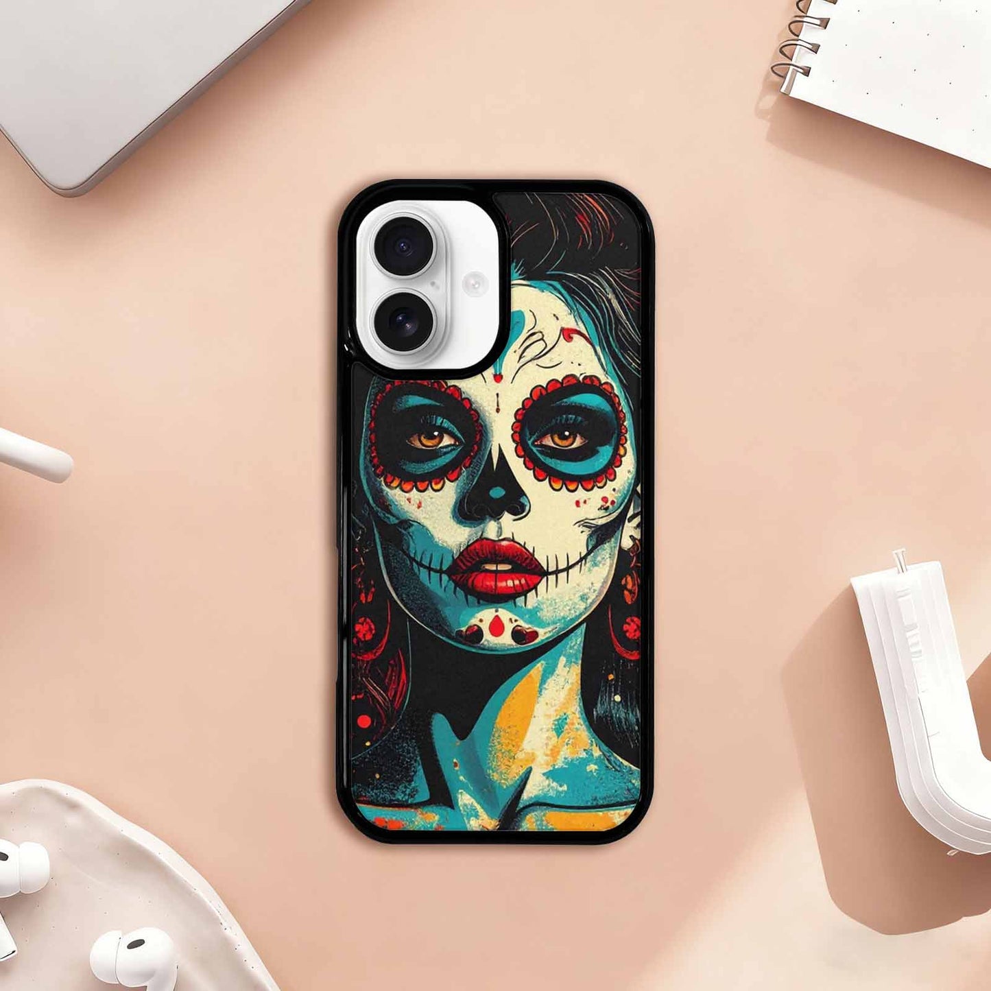 iPhone 17 Case — Skull Dark Art Gothic Print Gothic, Custom Art Phone Cover