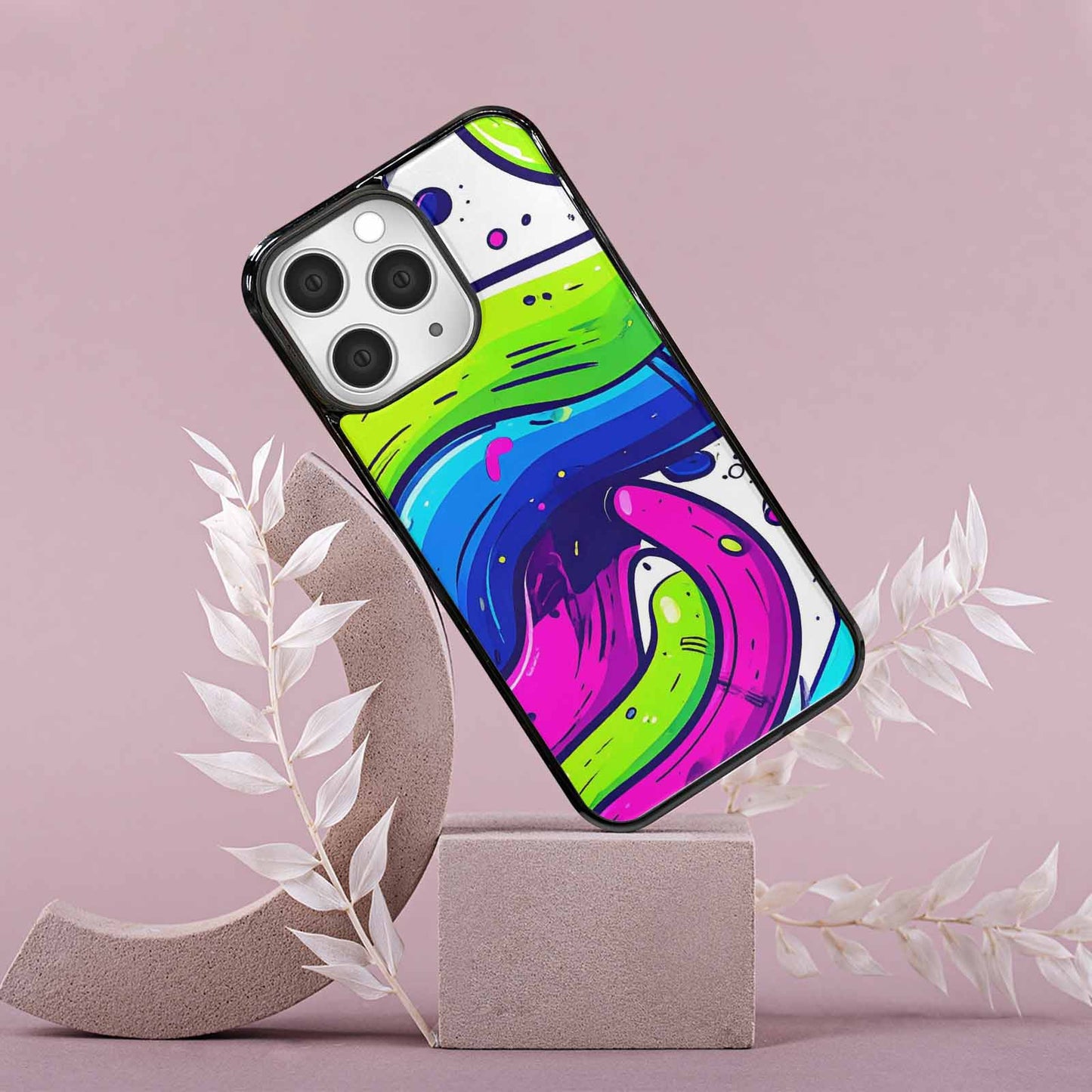 iPhone 15 Pro Max Case — Acid Wash Cartoon, Original Design Phone Case