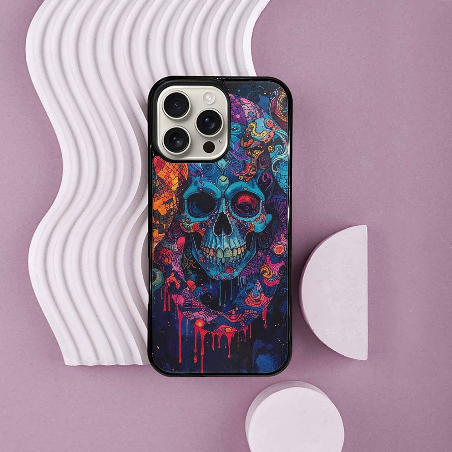 iPhone 16 Pro Max Case — Snakes And Skulls And Snakes Skulls, Personalized Phone Case