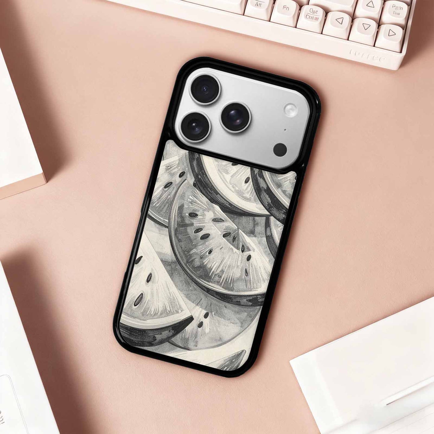 iPhone 17 Pro Case — Vintage Southwestern Geometric Watermelon Retro Vintage, Custom Art Phone Cover