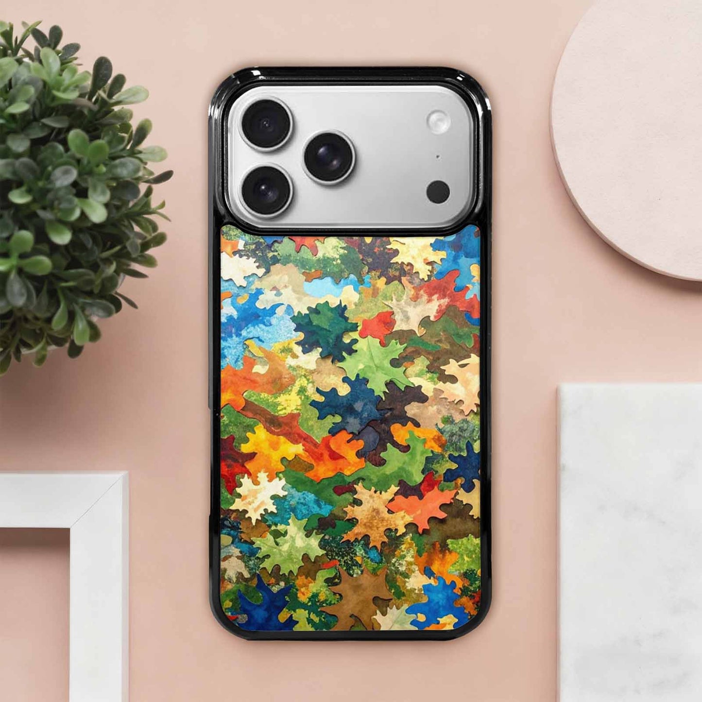 iPhone 17 Pro Max Case — Camo Patches Full Color Camo, Original Design Phone Case