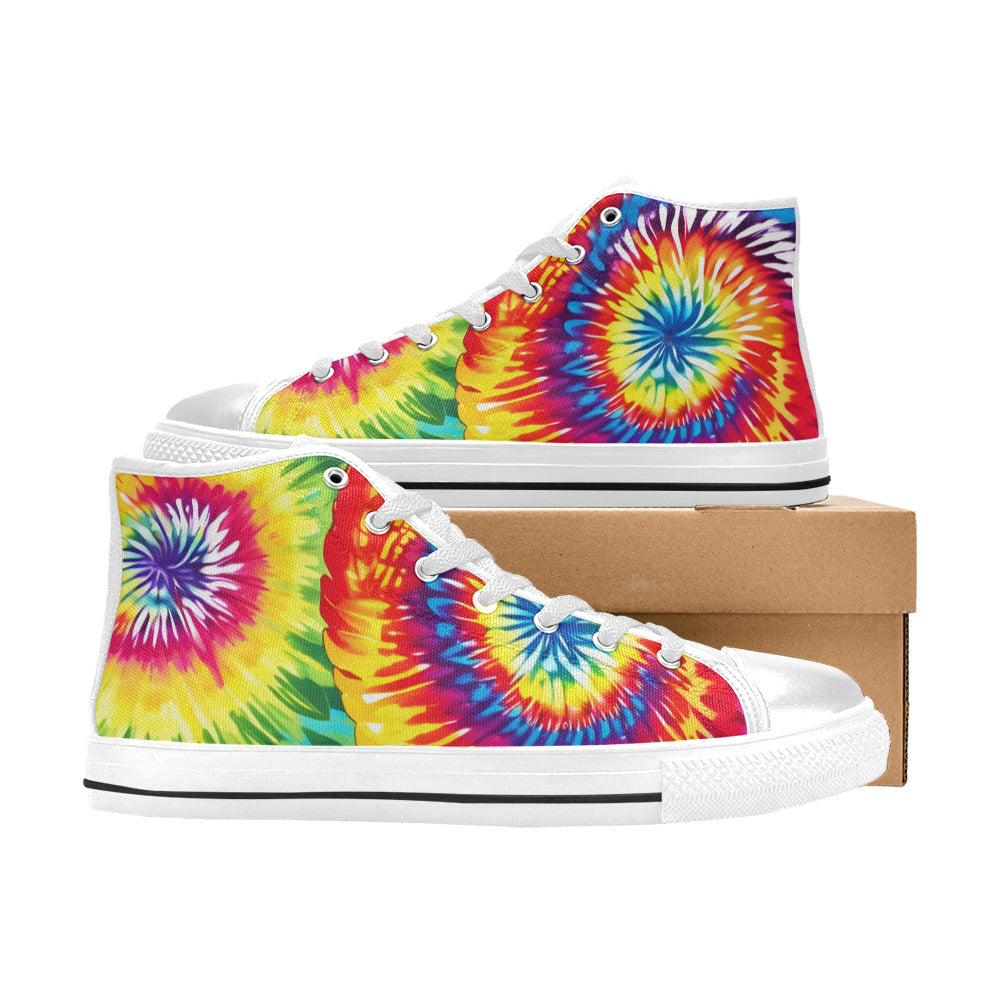 MEN'S Tie Dye Love Men’S High Top Canvas Y2K Sneakers