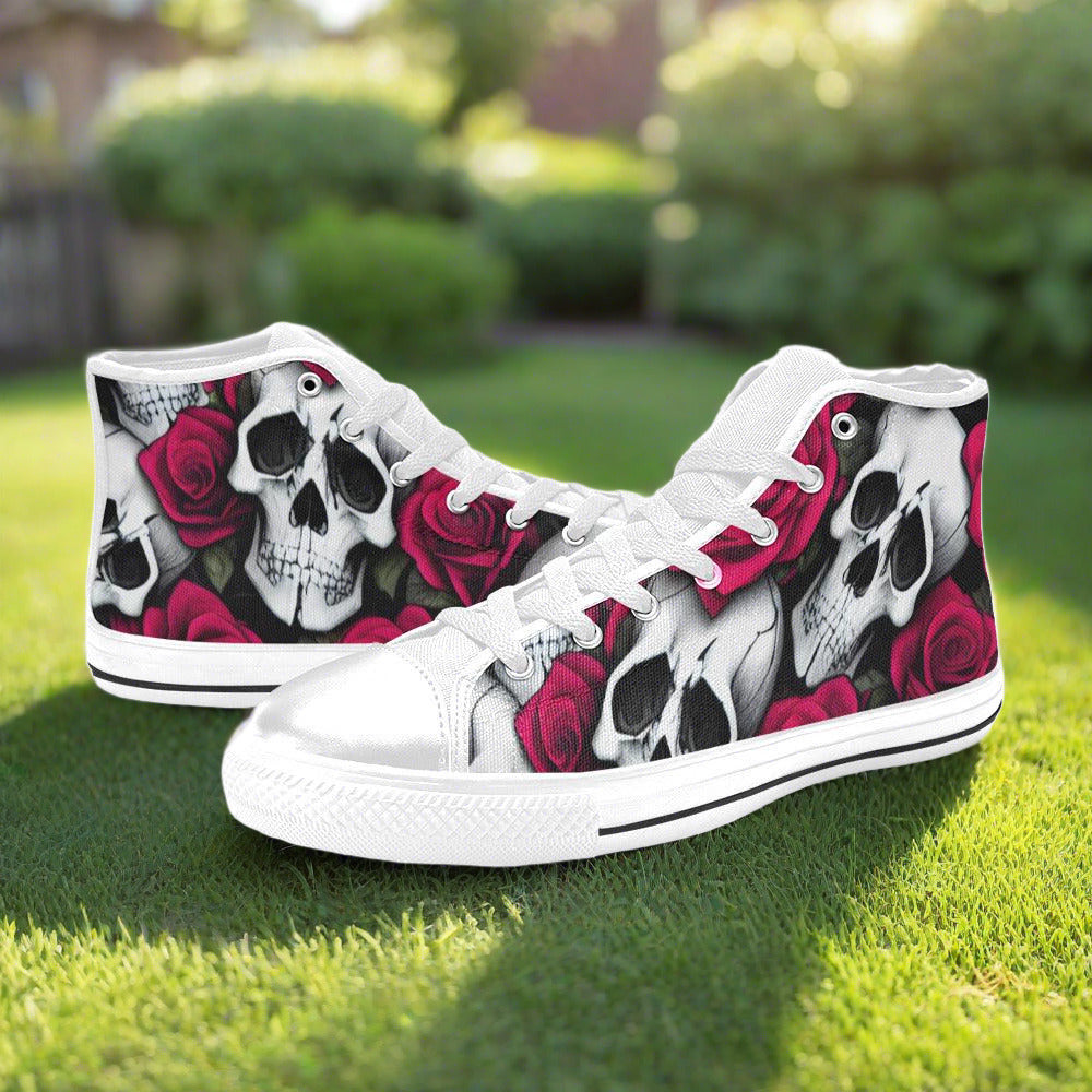 Celtic Orange Black Vivid WOMEN Bold Art - Freaky Shoes | Custom Art Sneakers