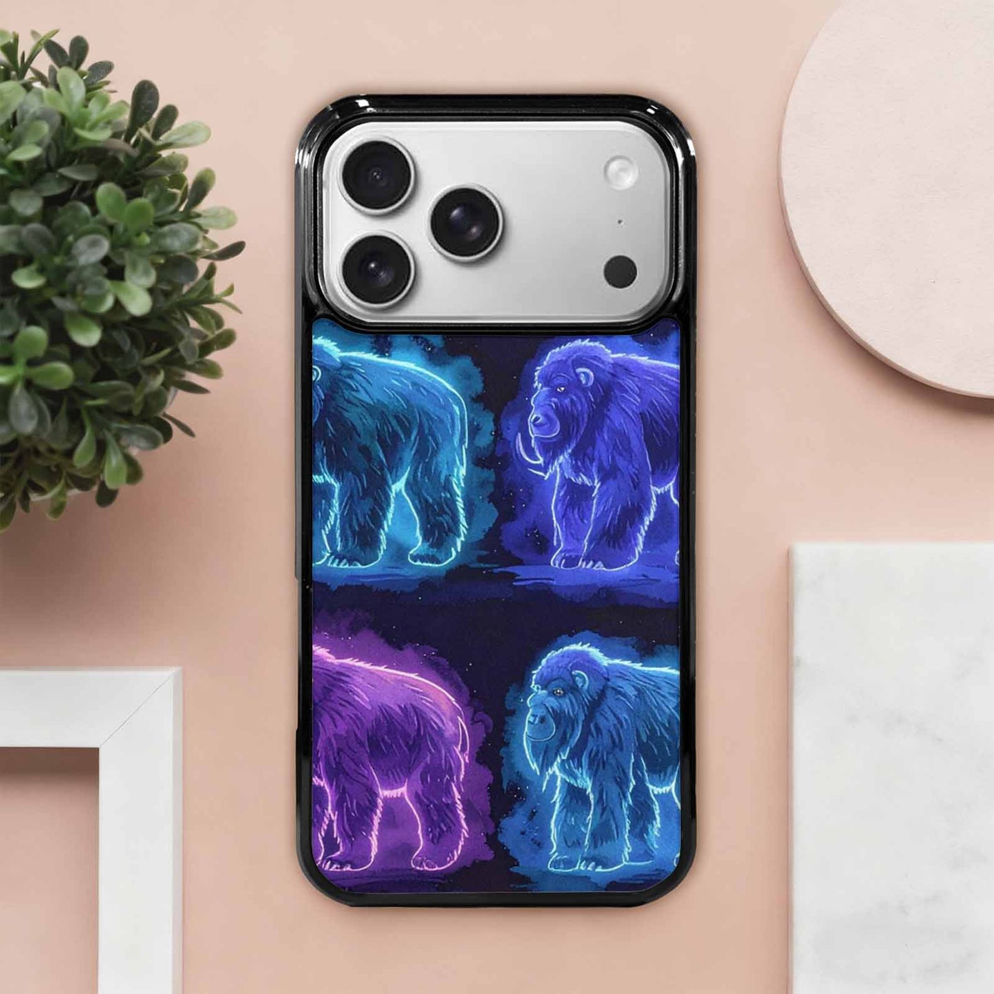 iPhone 17 Pro Max Case — Watercolor Cryptid Folklore Watercolor Abstract, Custom Print Case Cover